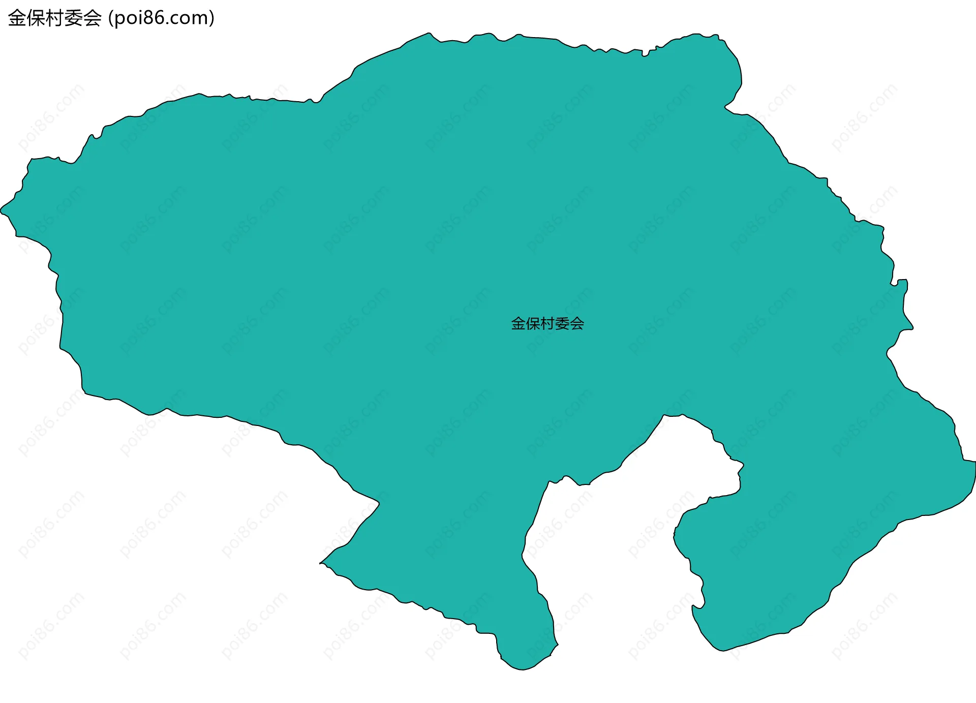 金保村委会边界地图