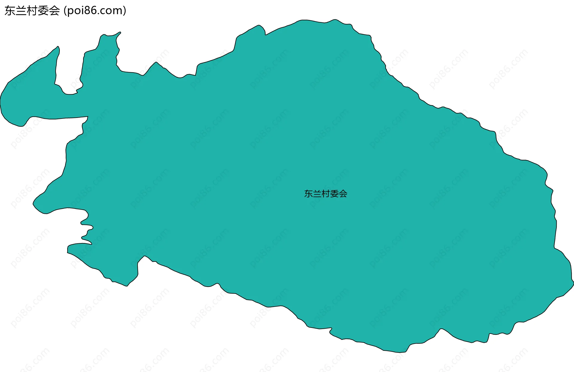 东兰村委会边界地图