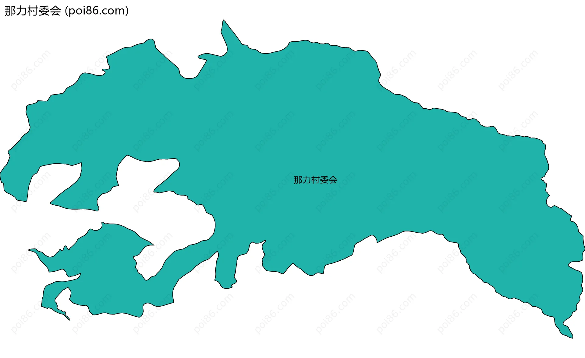 那力村委会边界地图