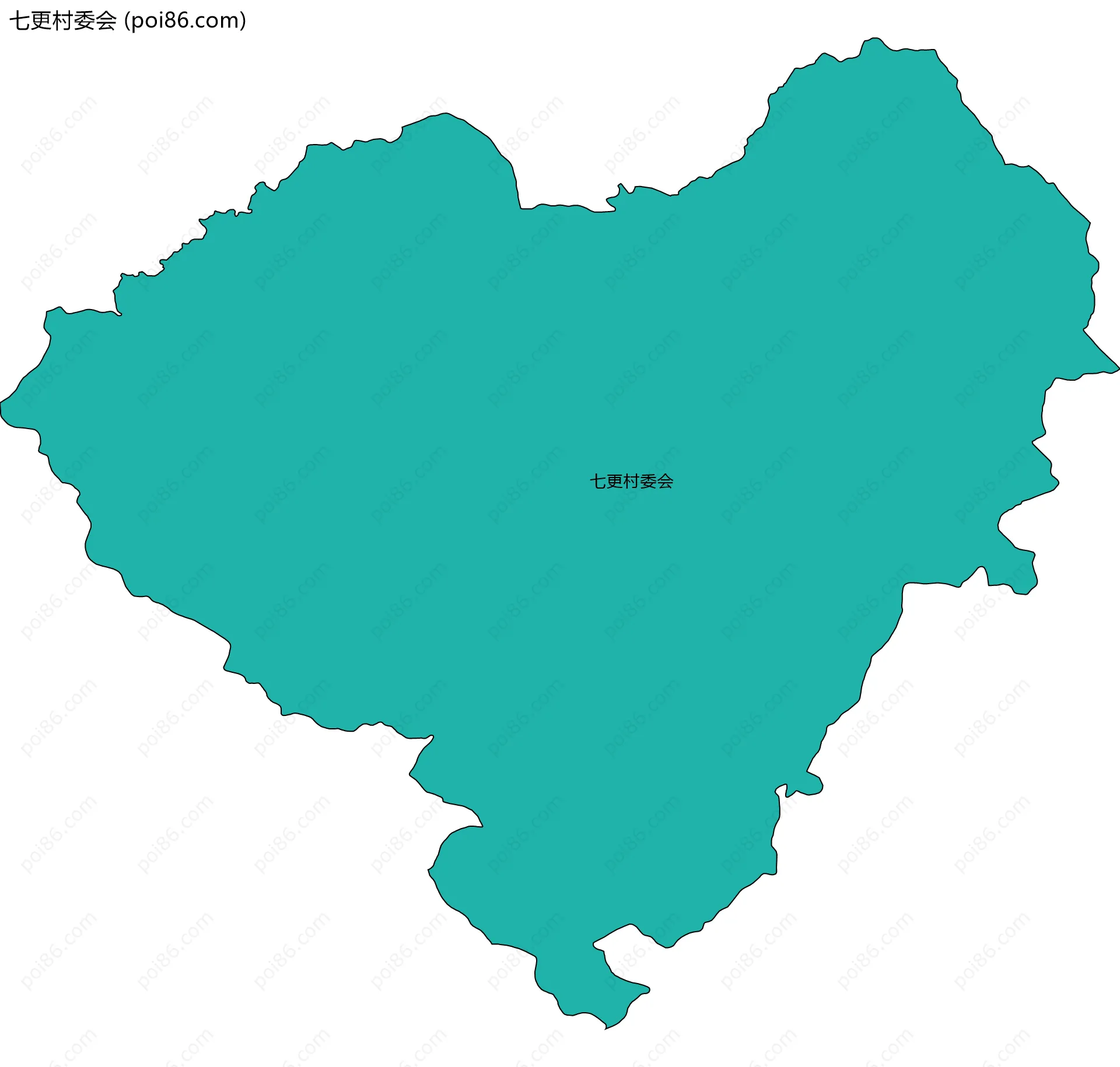 七更村委会边界地图