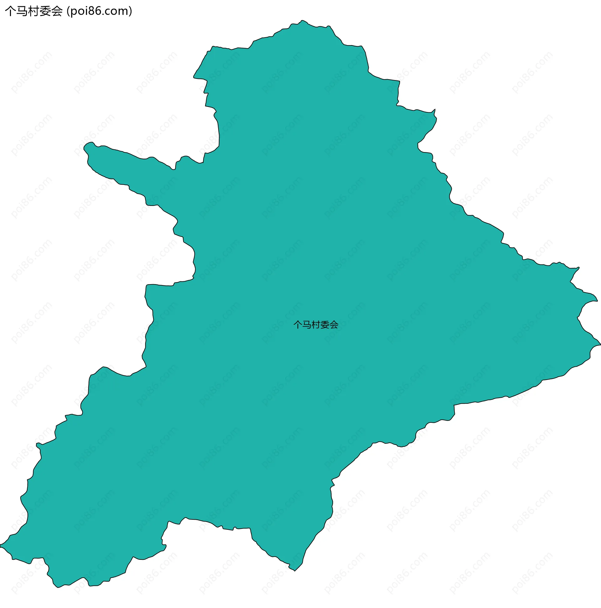 个马村委会边界地图