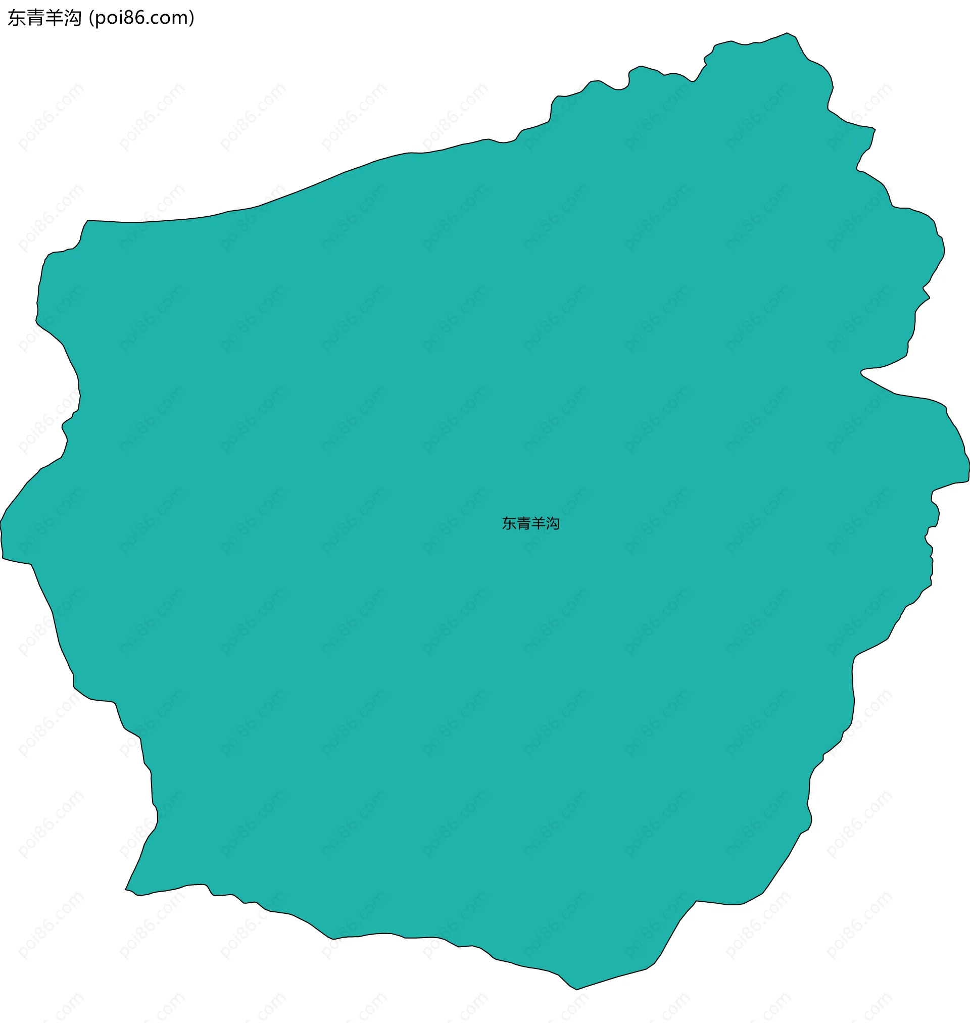 东青羊沟边界地图