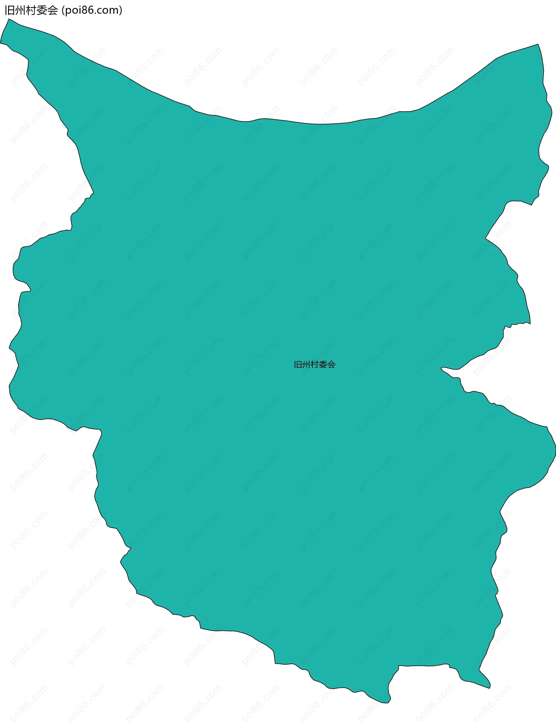 旧州村委会边界地图