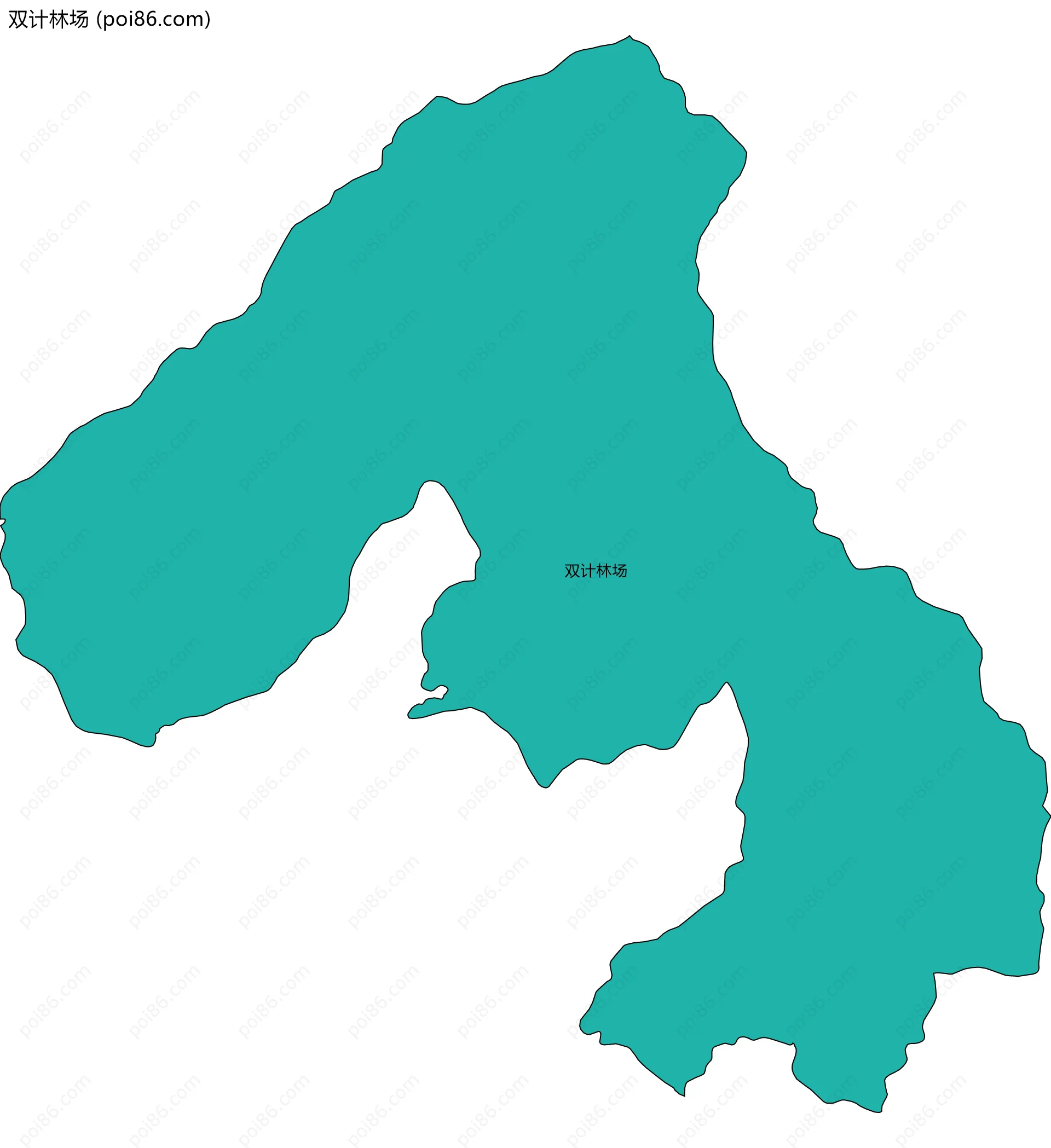 双计林场边界地图