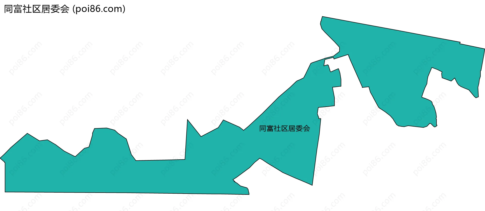 同富社区居委会边界地图