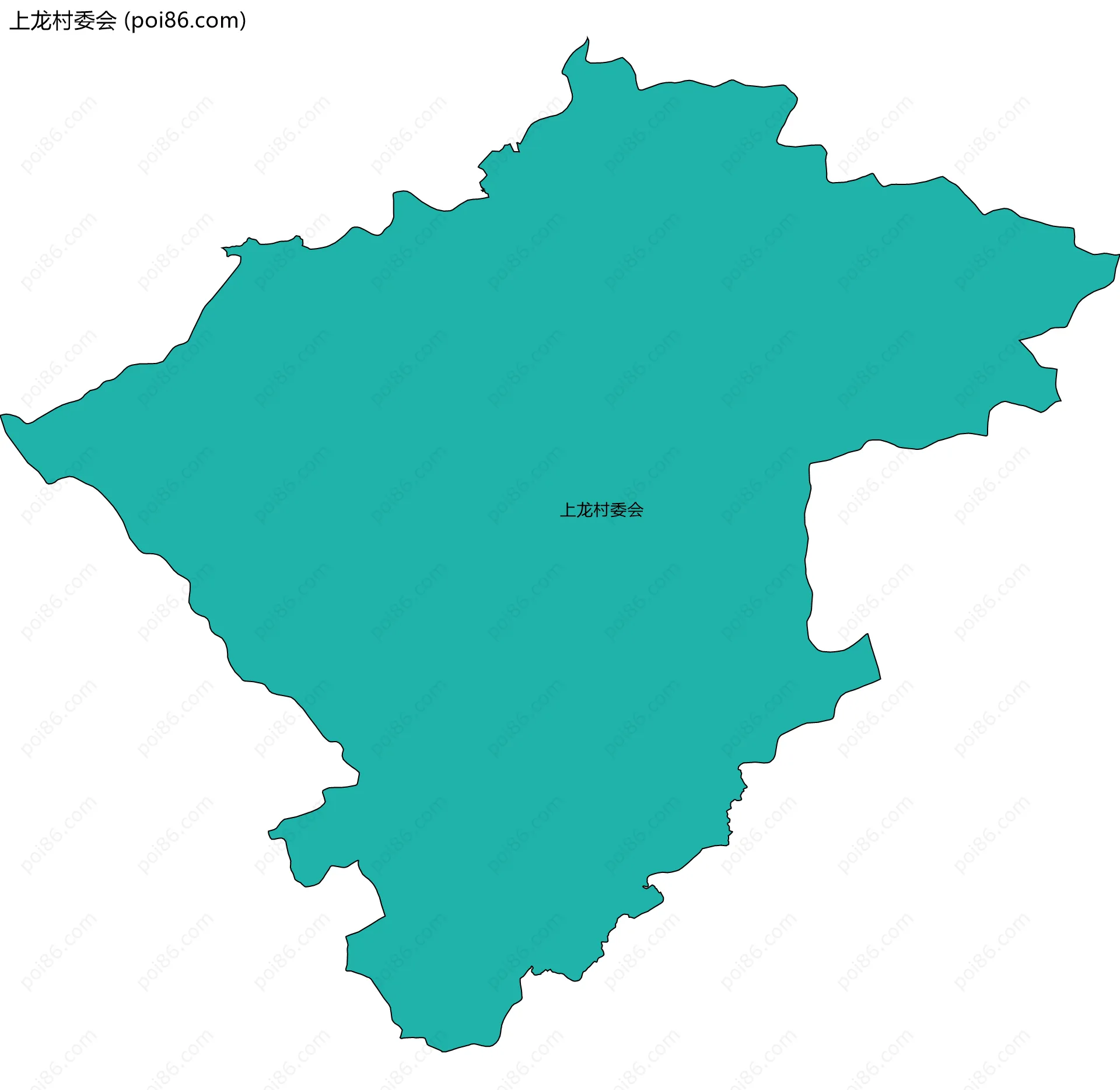 上龙村委会边界地图