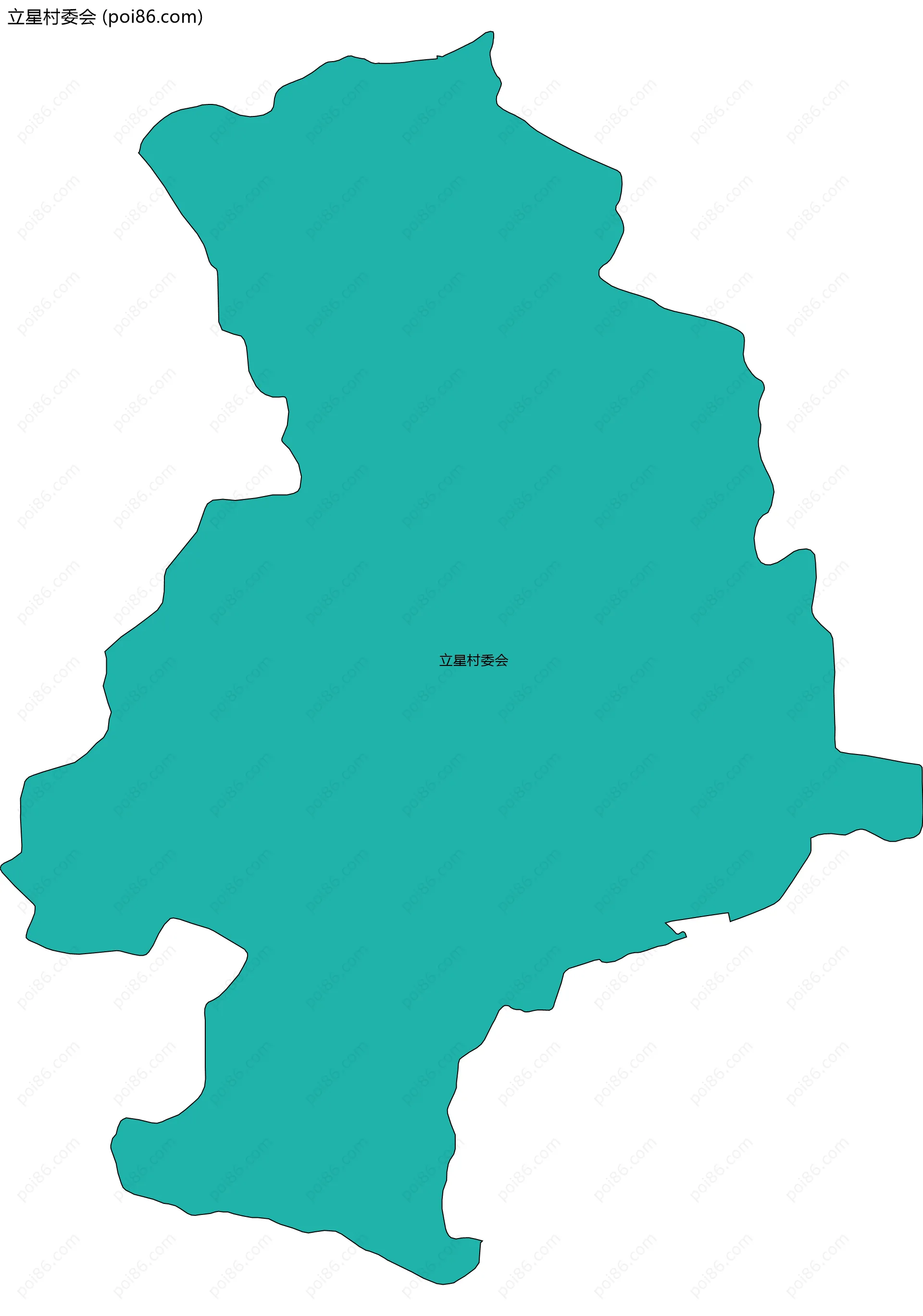 立星村委会边界地图