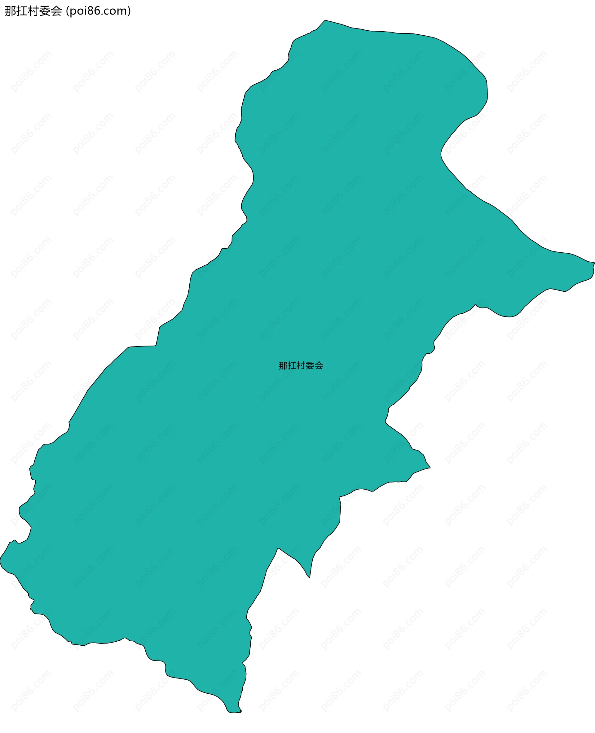 那扛村委会边界地图
