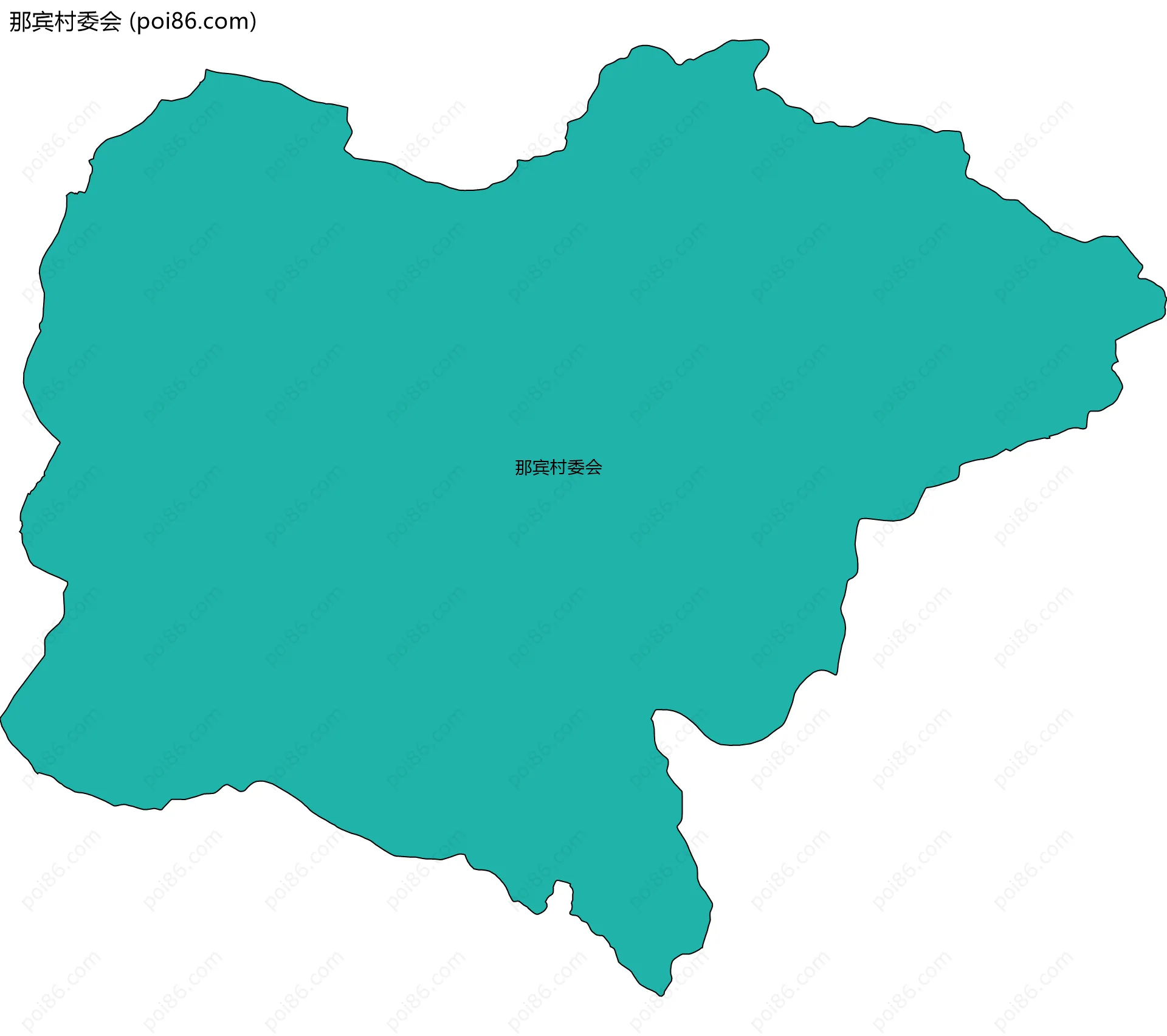 那宾村委会边界地图