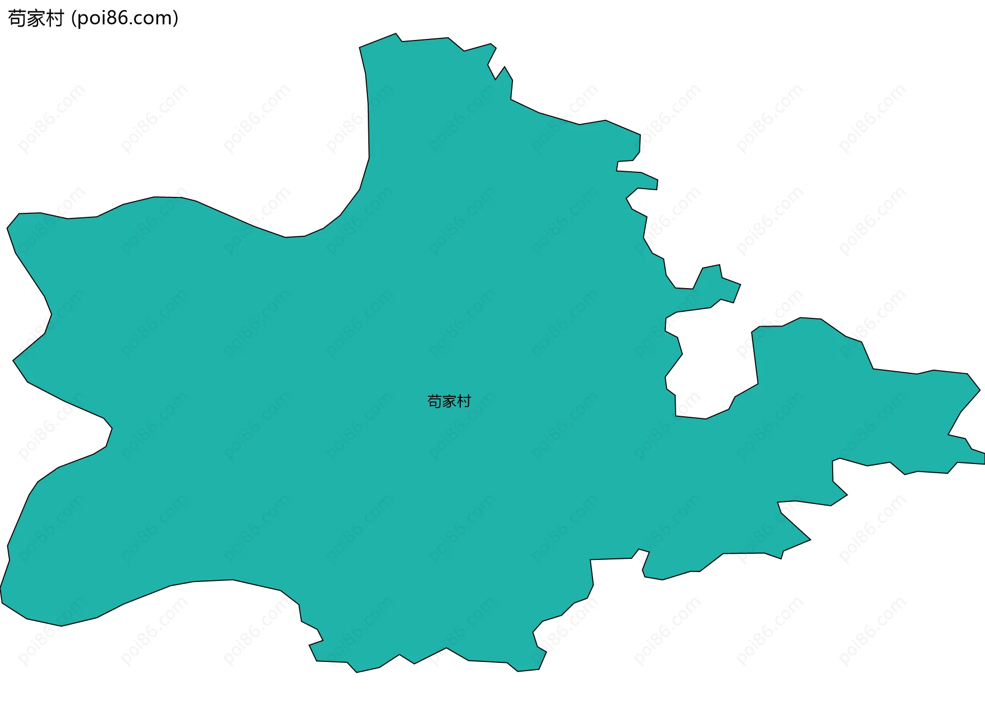 苟家村边界地图