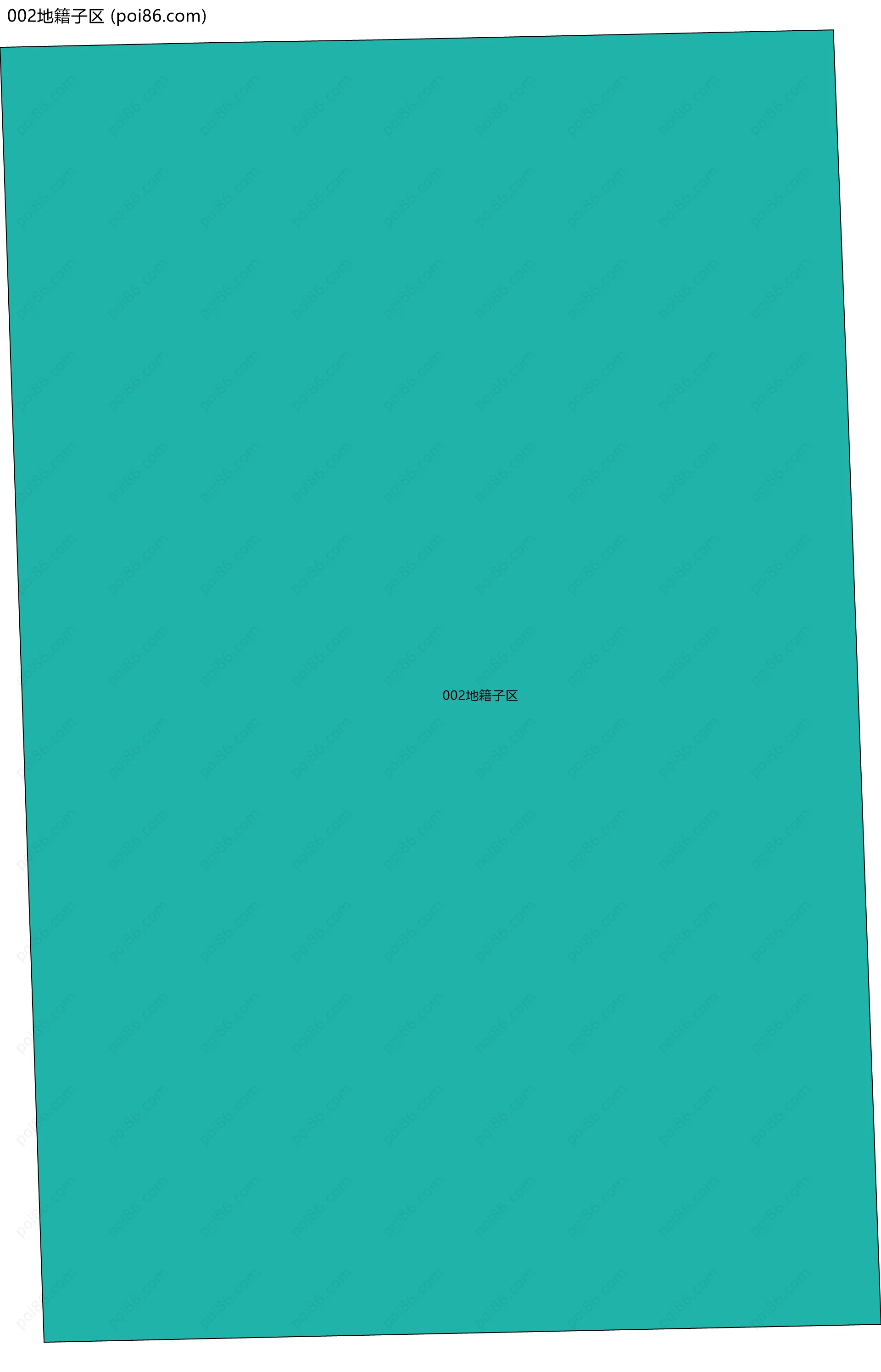 002地籍子区边界地图