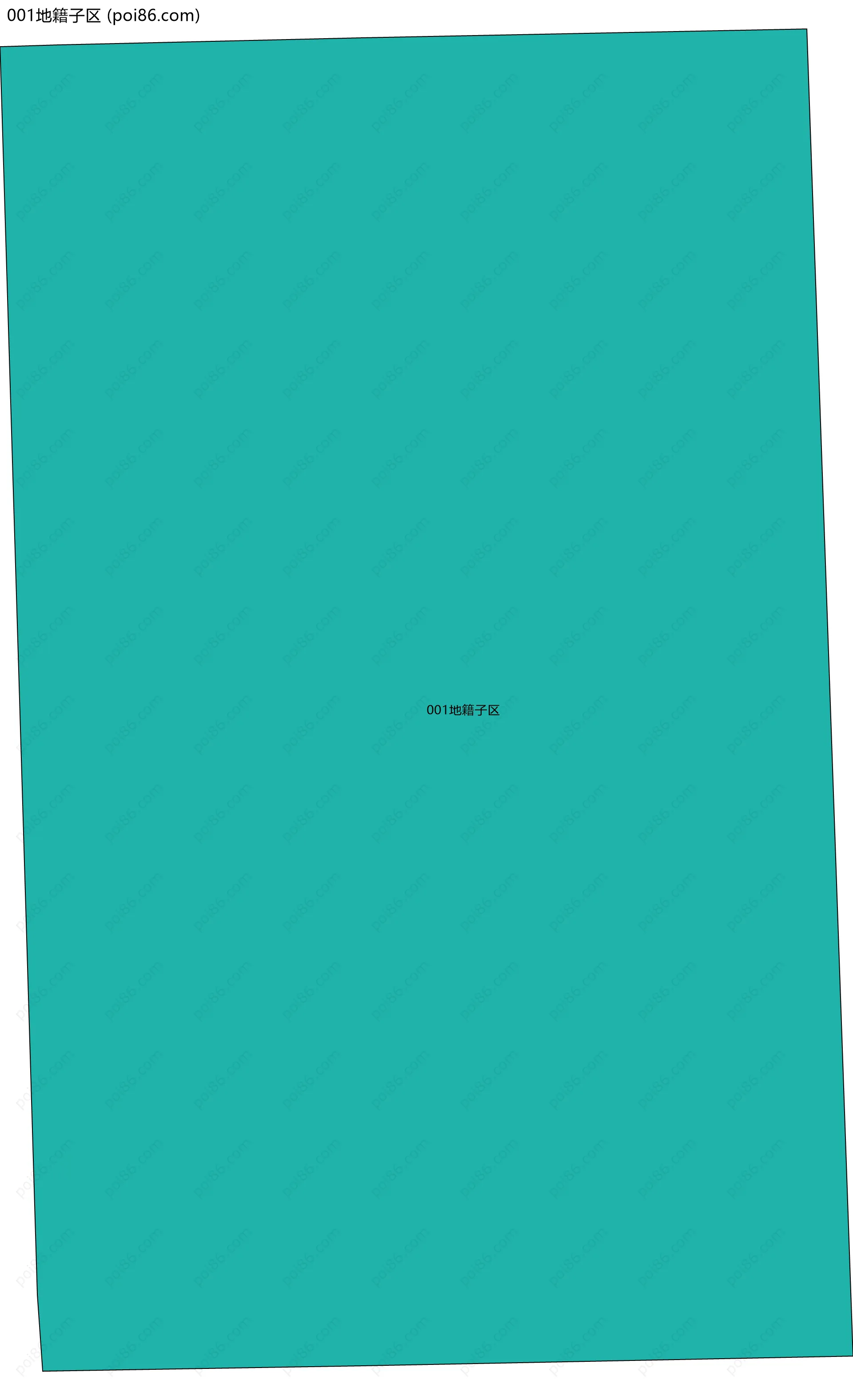 001地籍子区边界地图