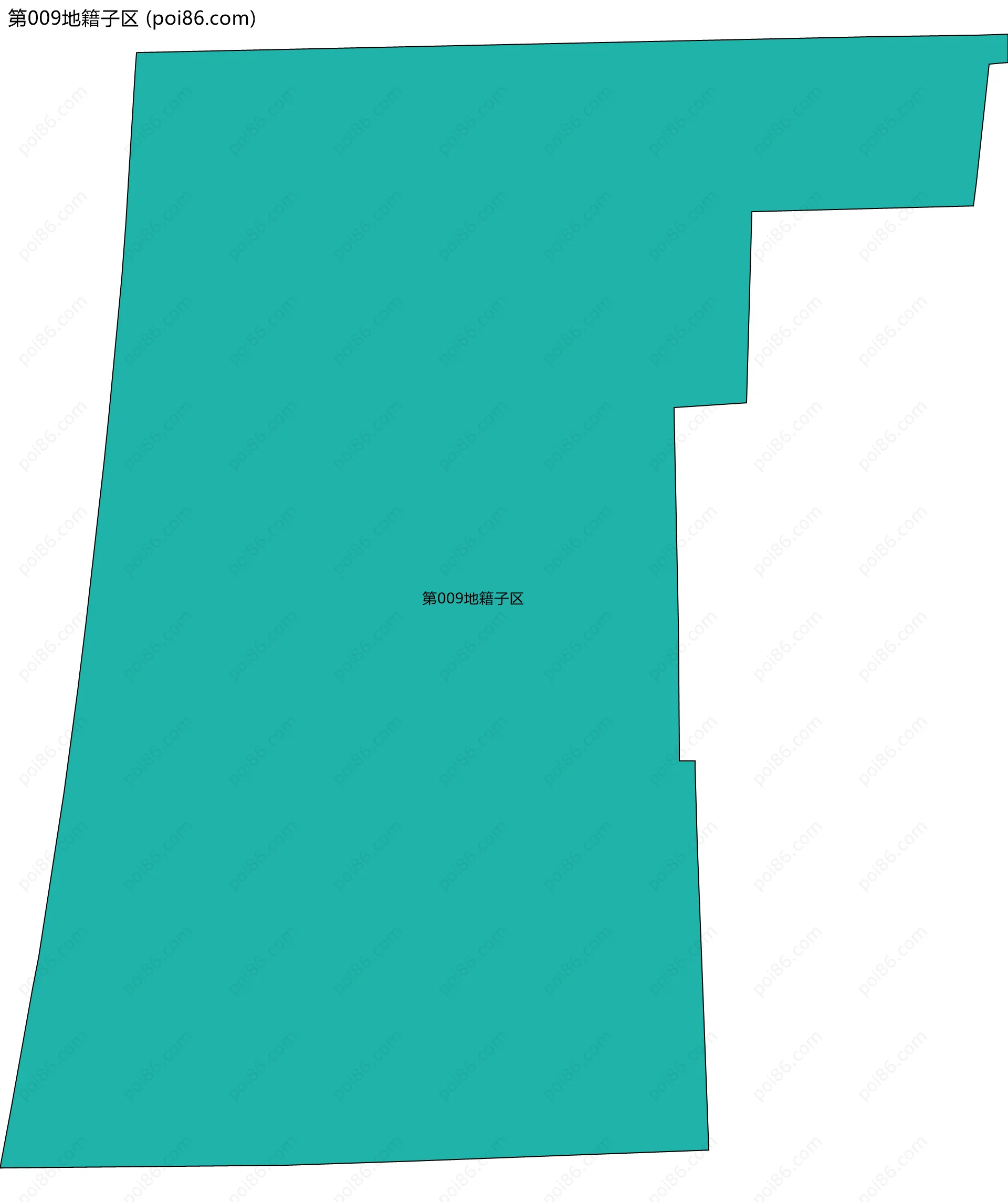 第009地籍子区边界地图