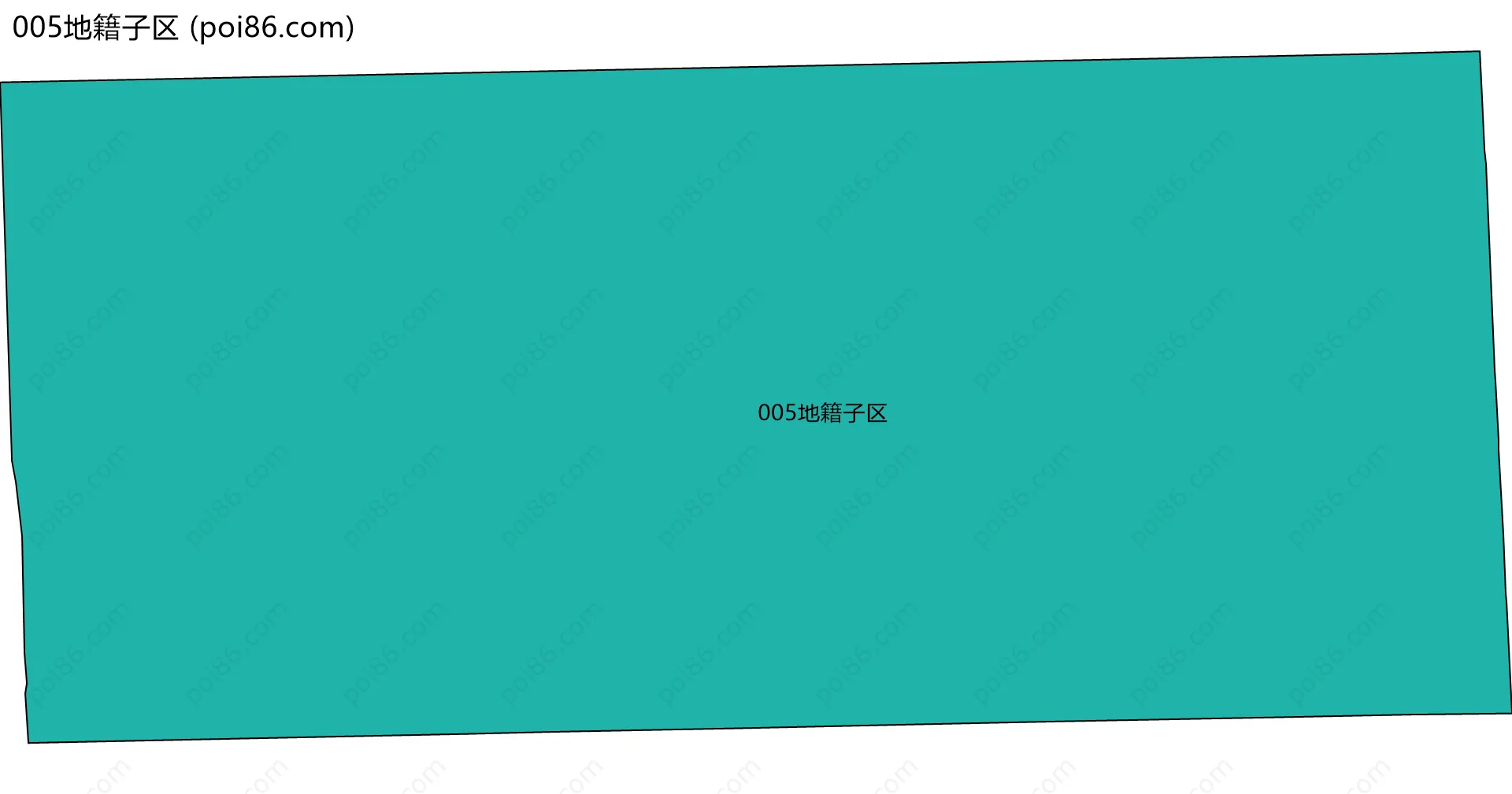 005地籍子区边界地图