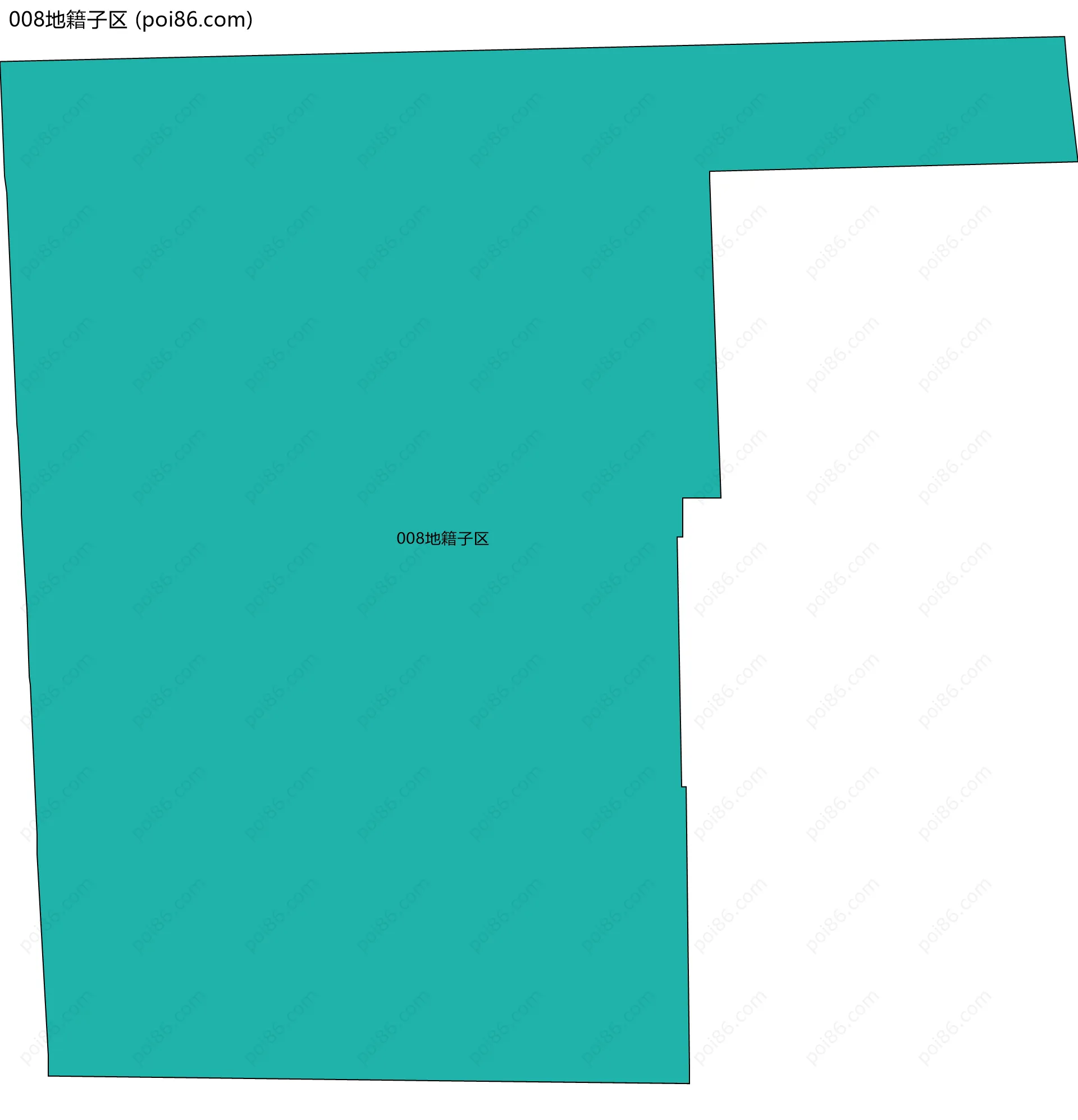 008地籍子区边界地图