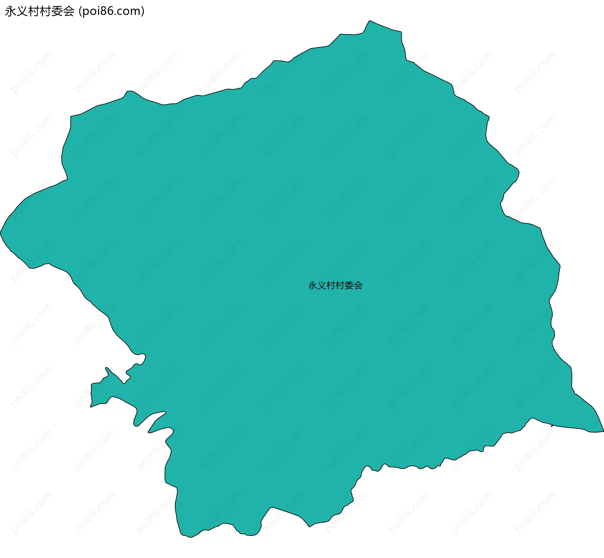 永义村村委会边界地图