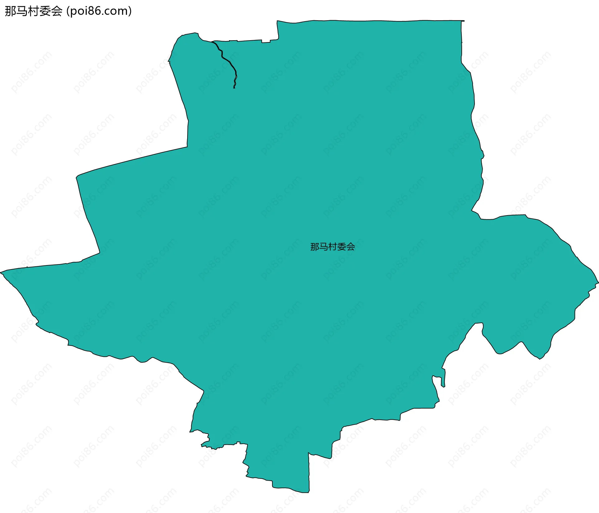 那马村委会边界地图