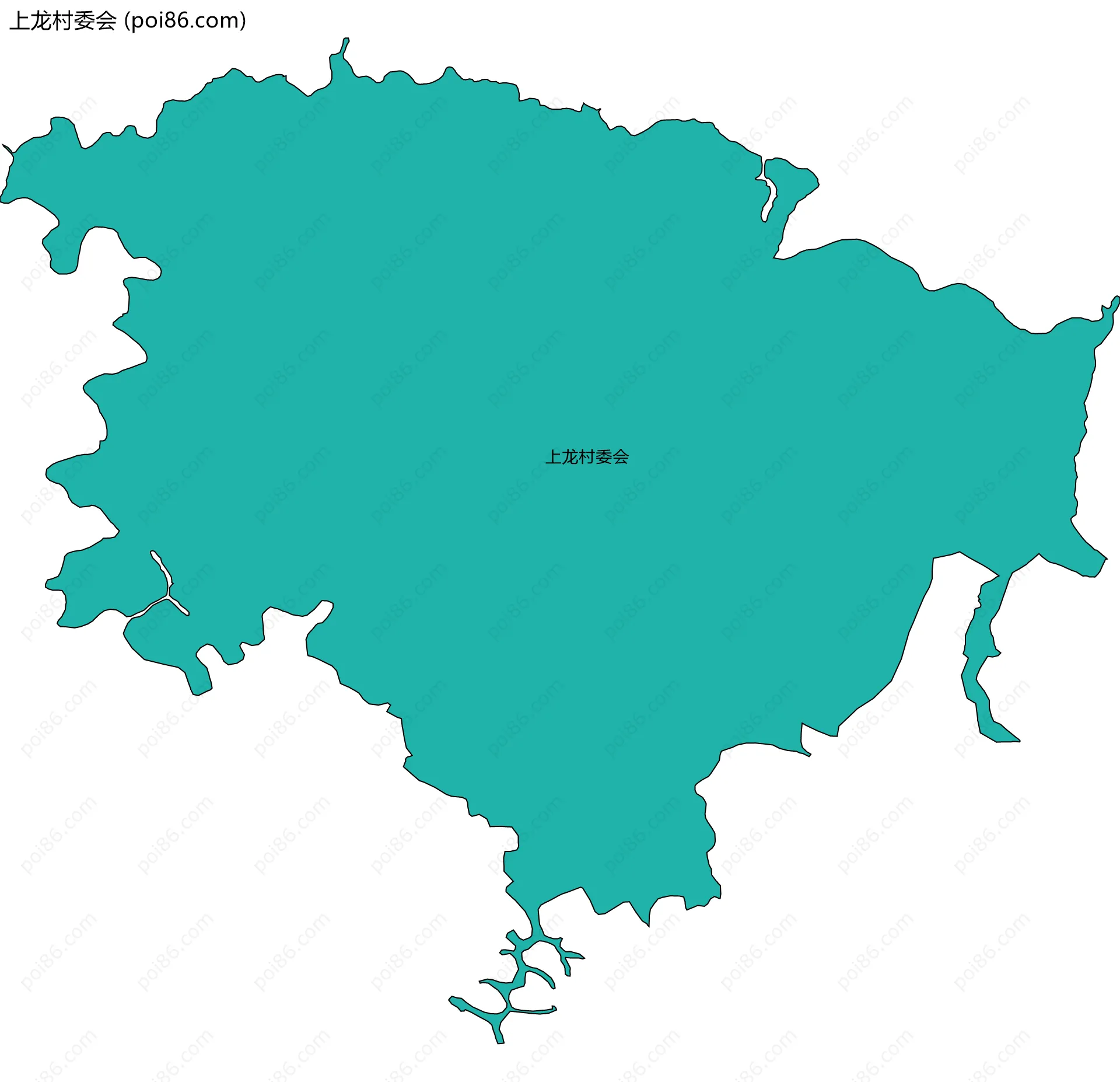 上龙村委会边界地图