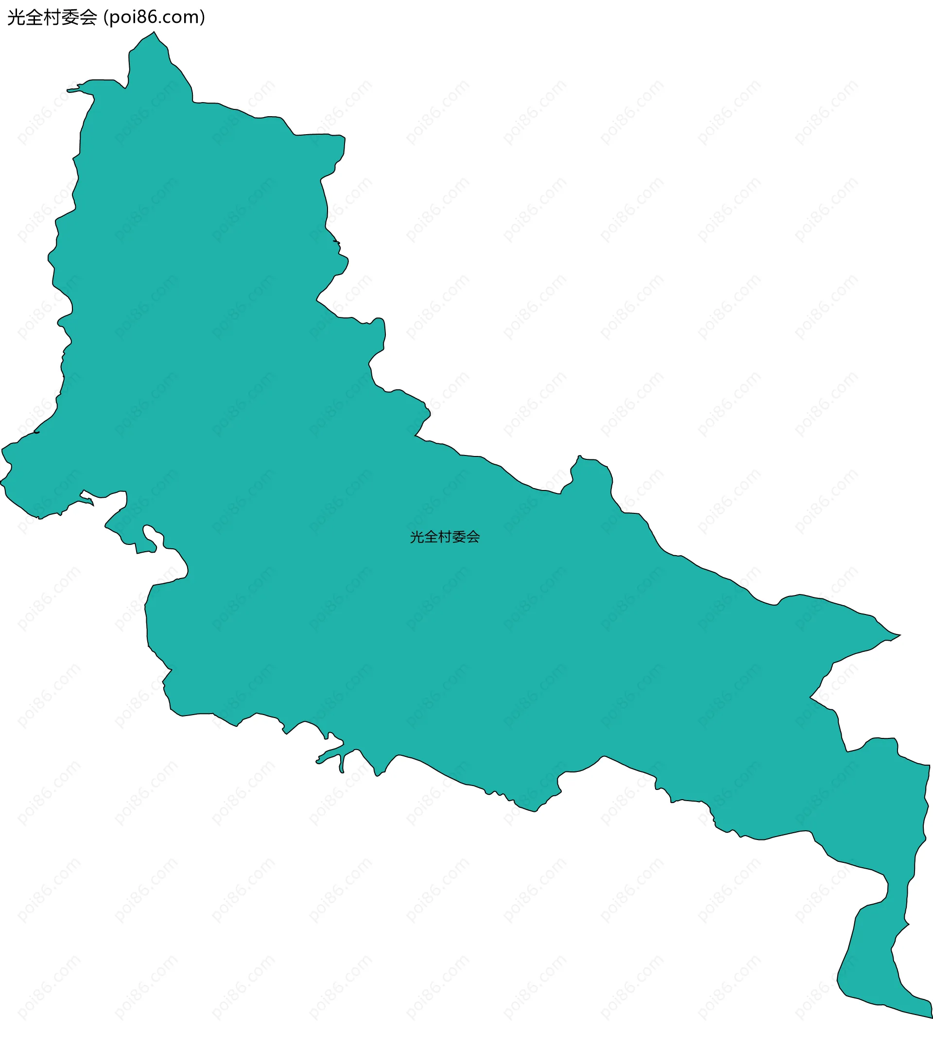 光全村委会边界地图