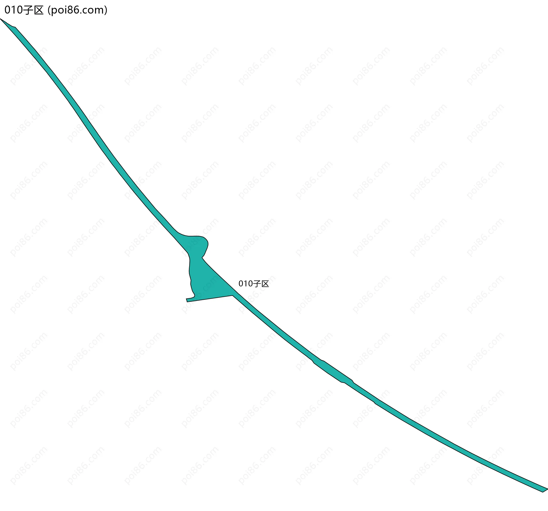 010子区边界地图