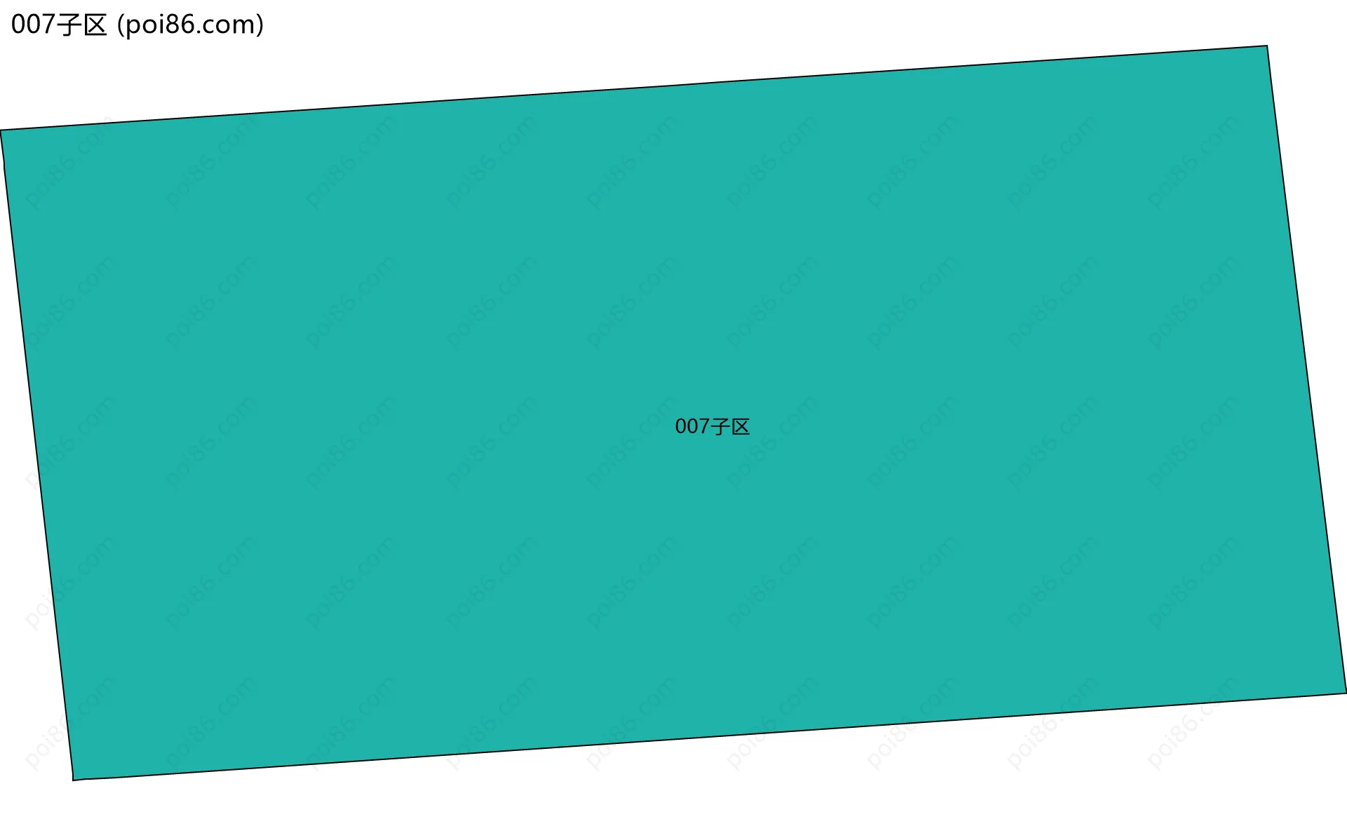 007子区边界地图