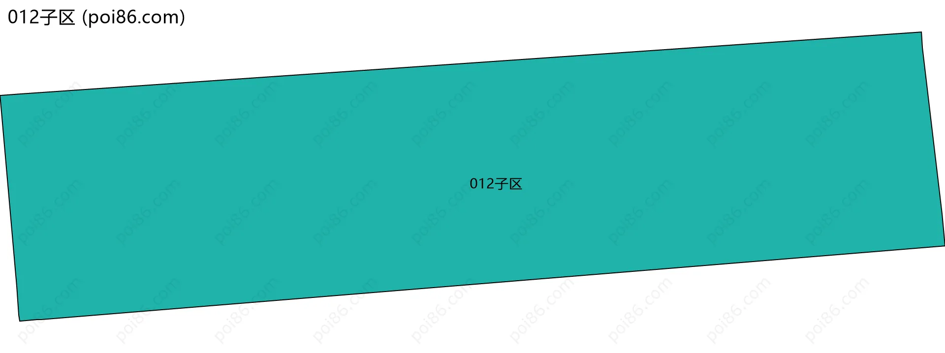 012子区边界地图