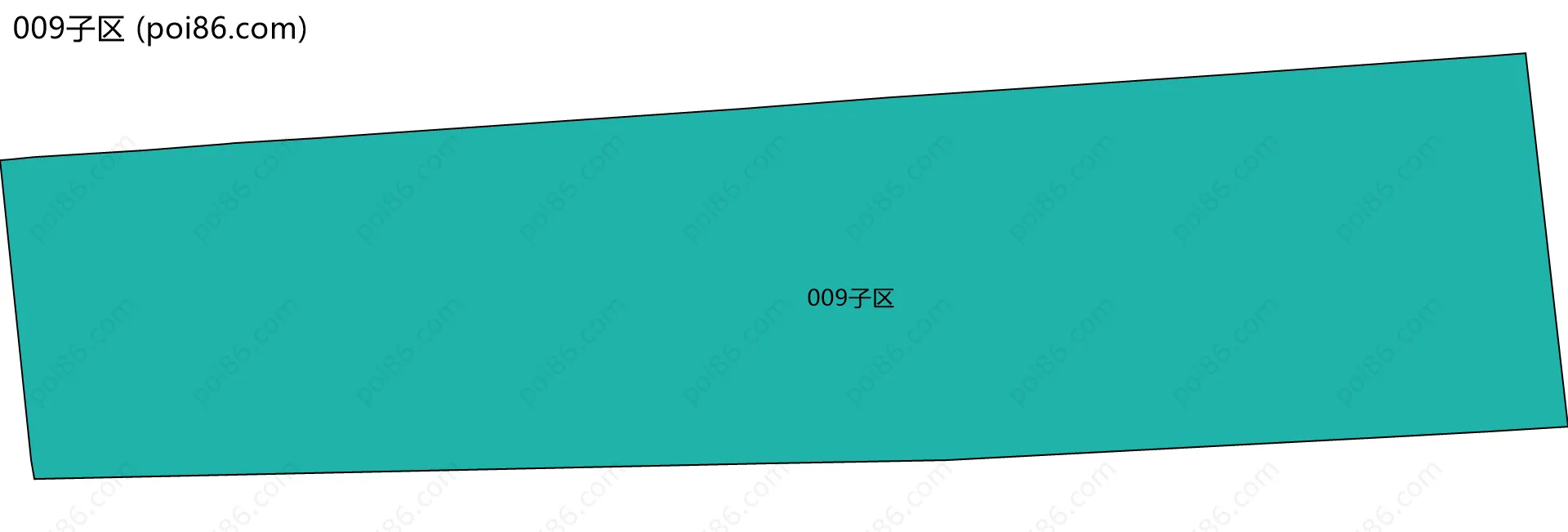 009子区边界地图