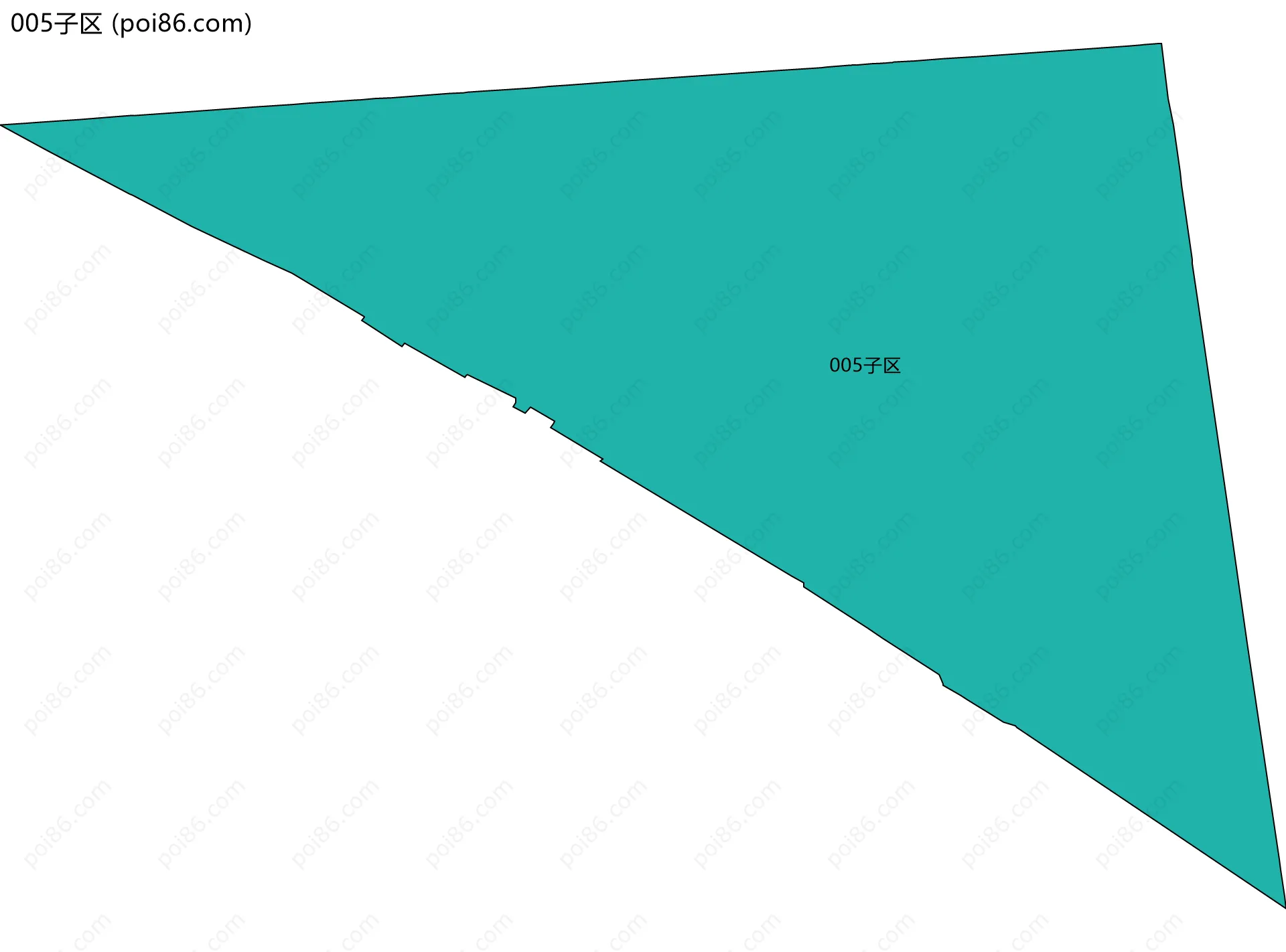 005子区边界地图