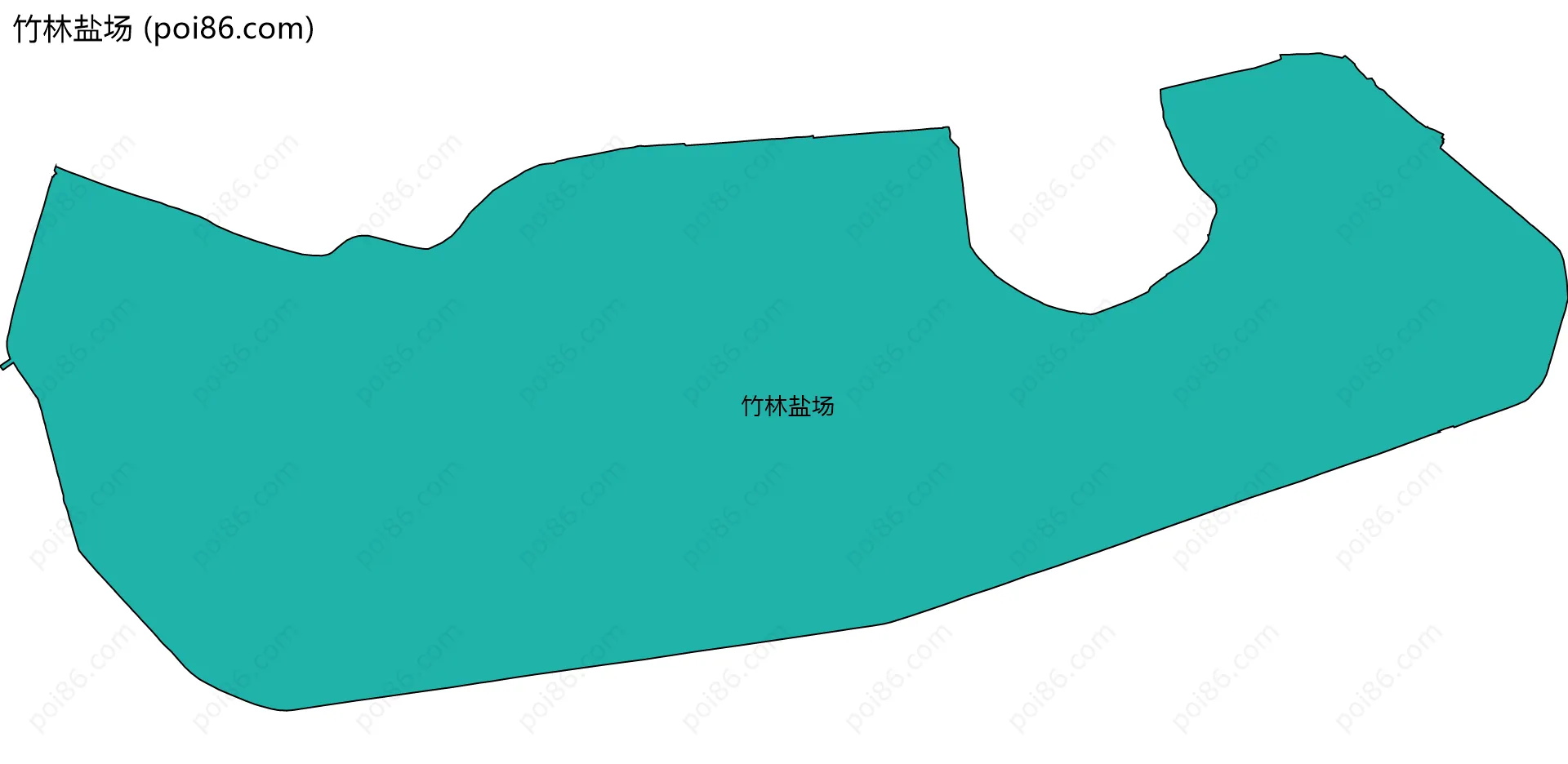 竹林盐场边界地图