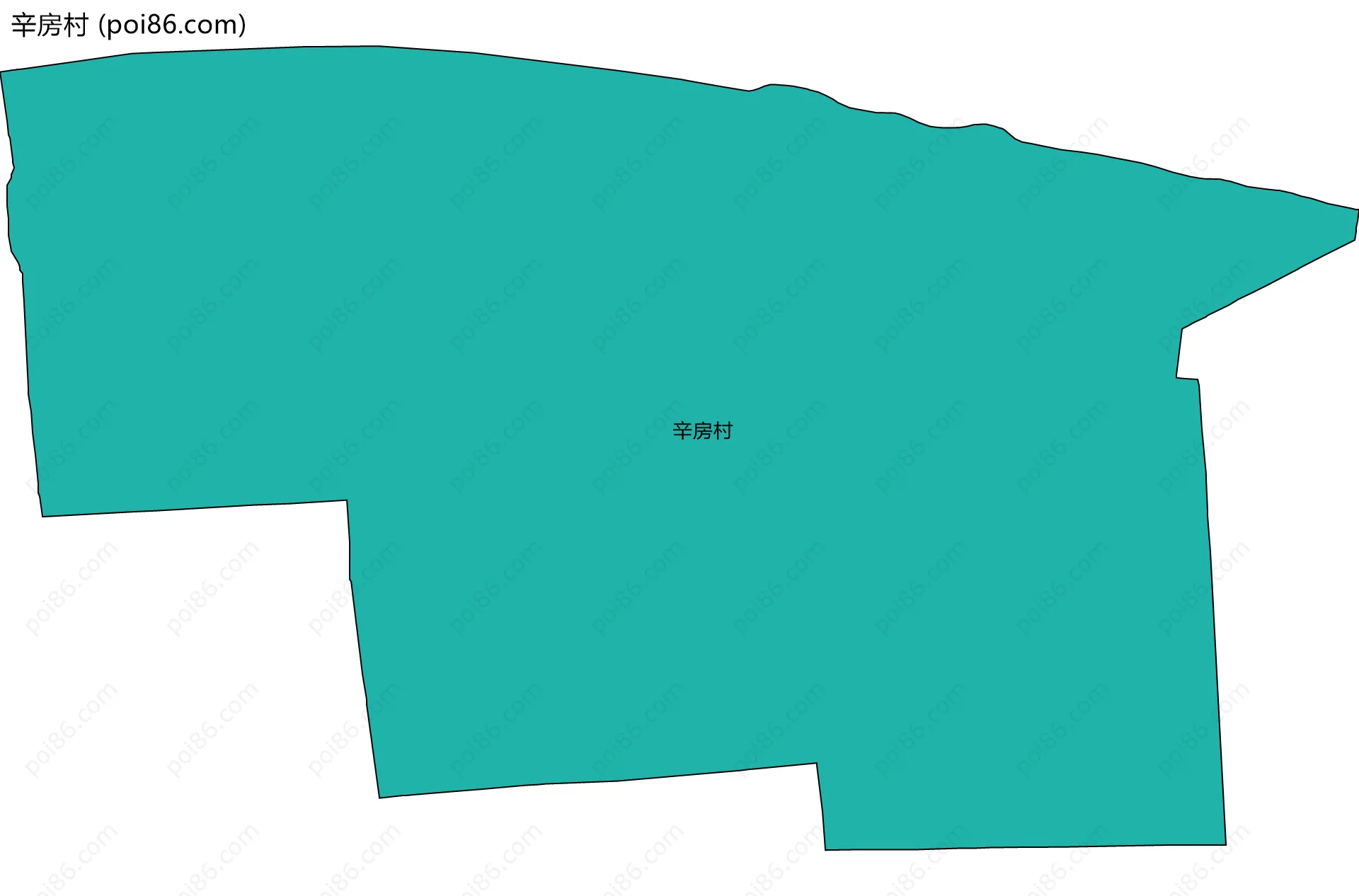 辛房村边界地图