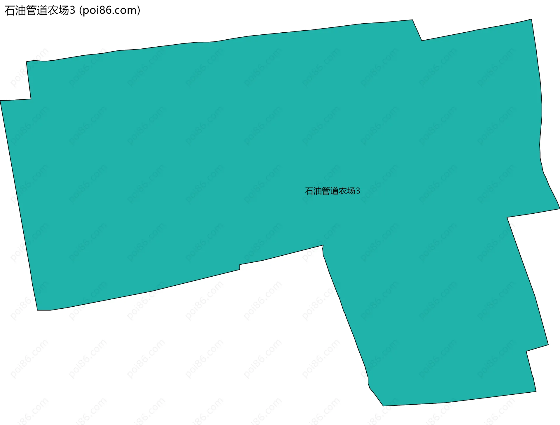 石油管道农场3边界地图