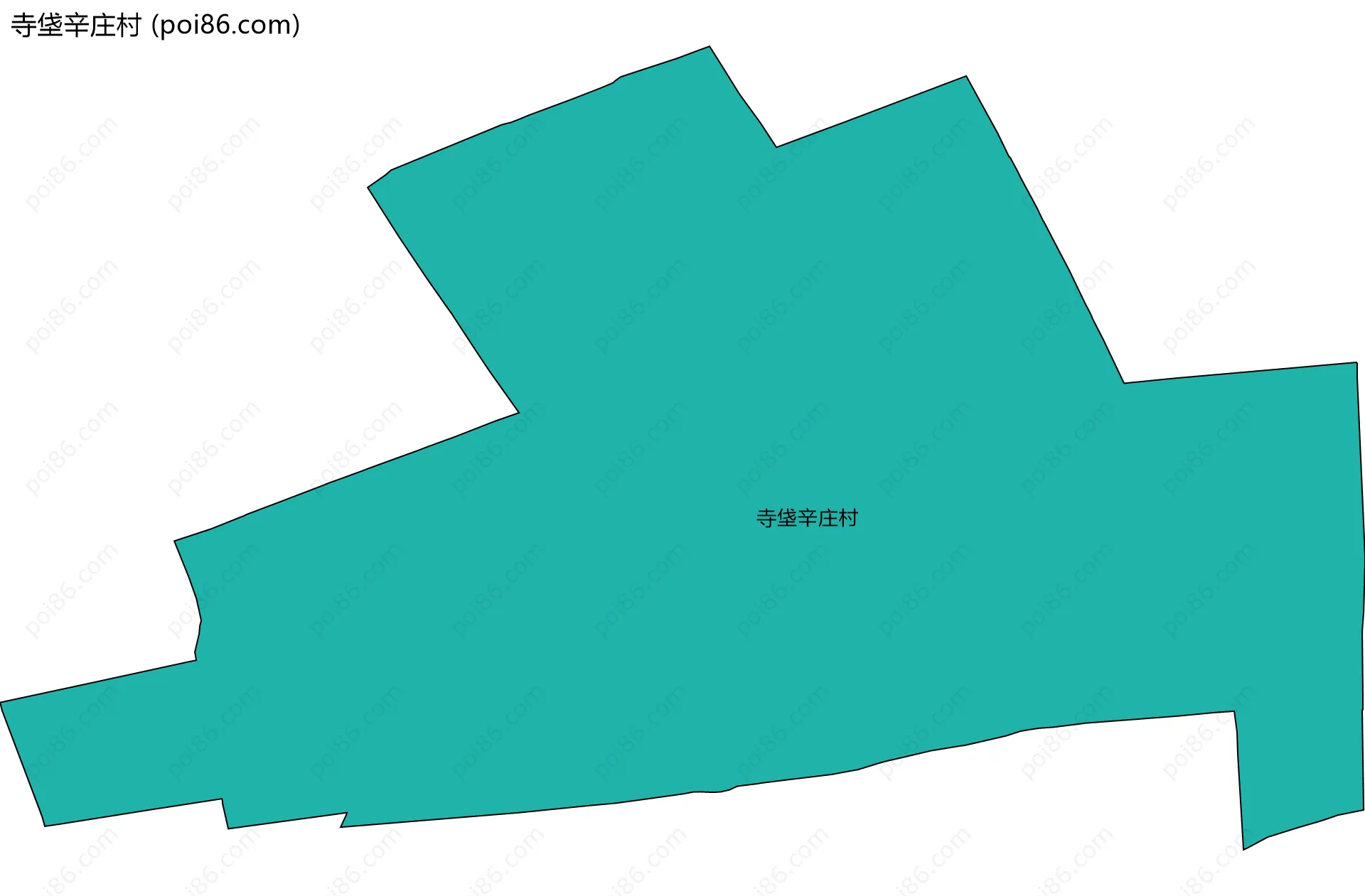 寺垡辛庄村边界地图