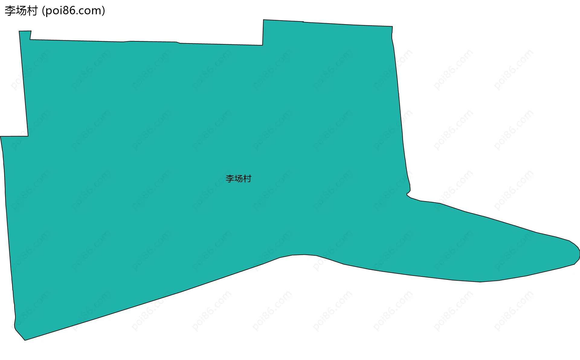 李场村边界地图