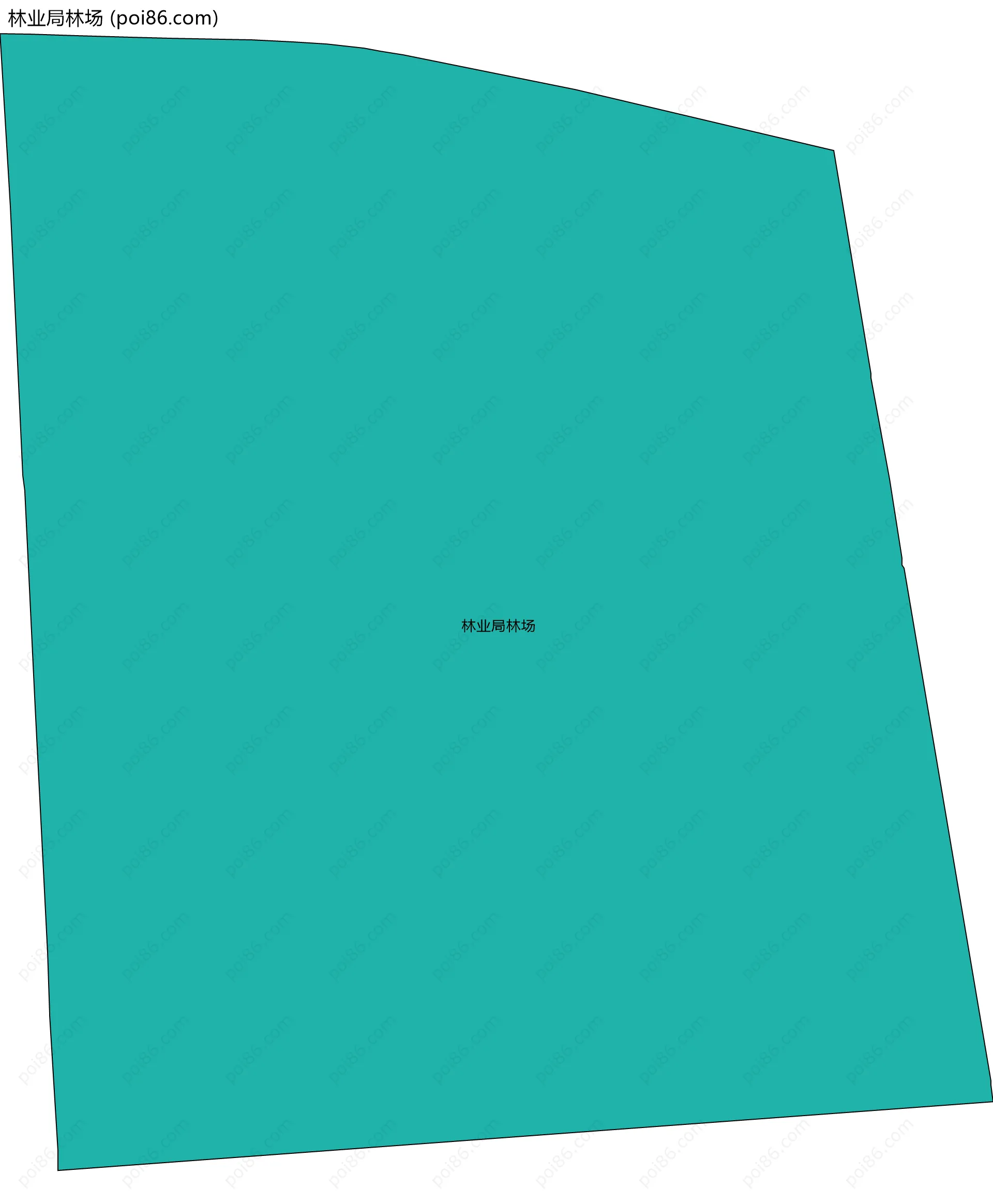 林业局林场边界地图