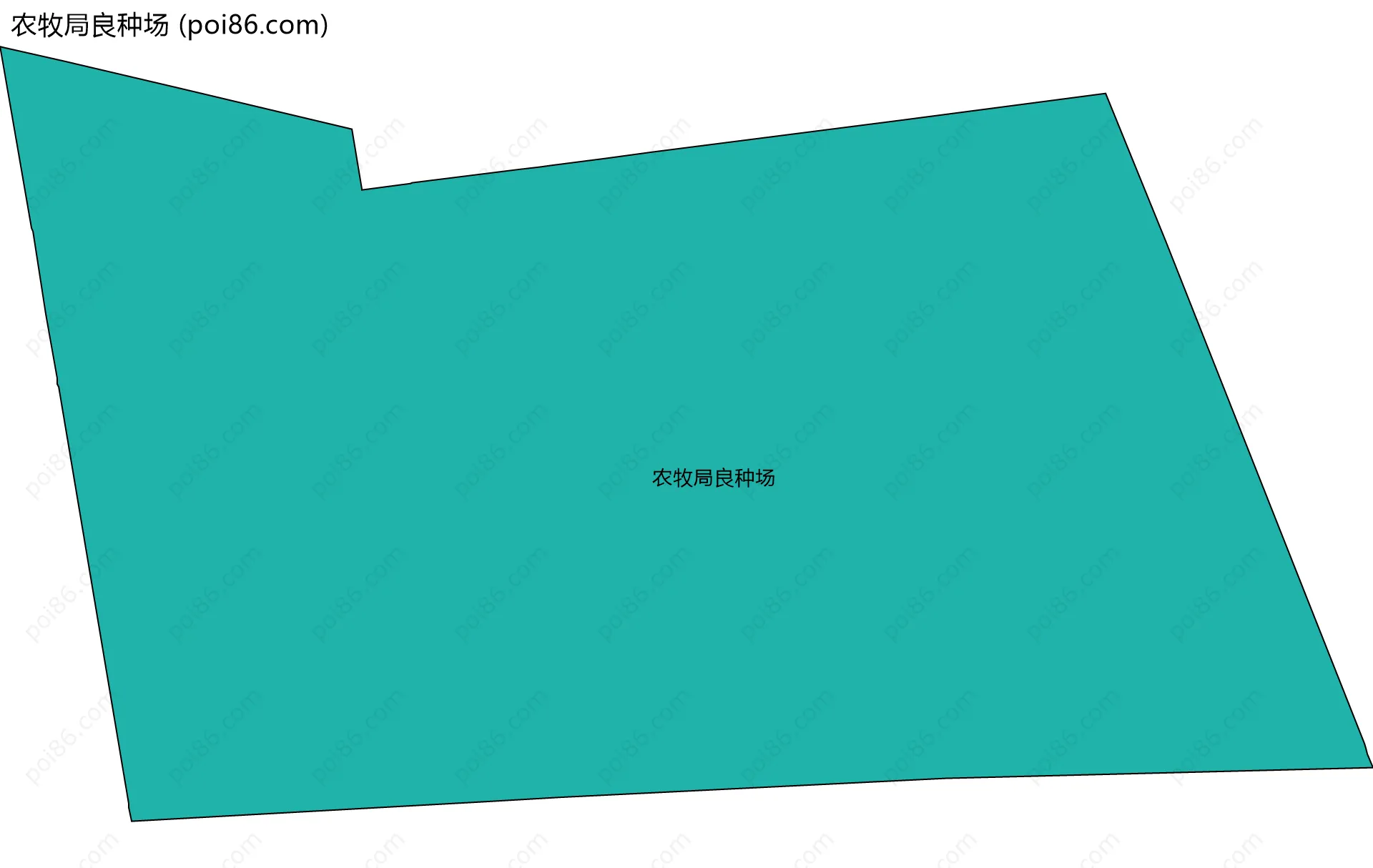 农牧局良种场边界地图