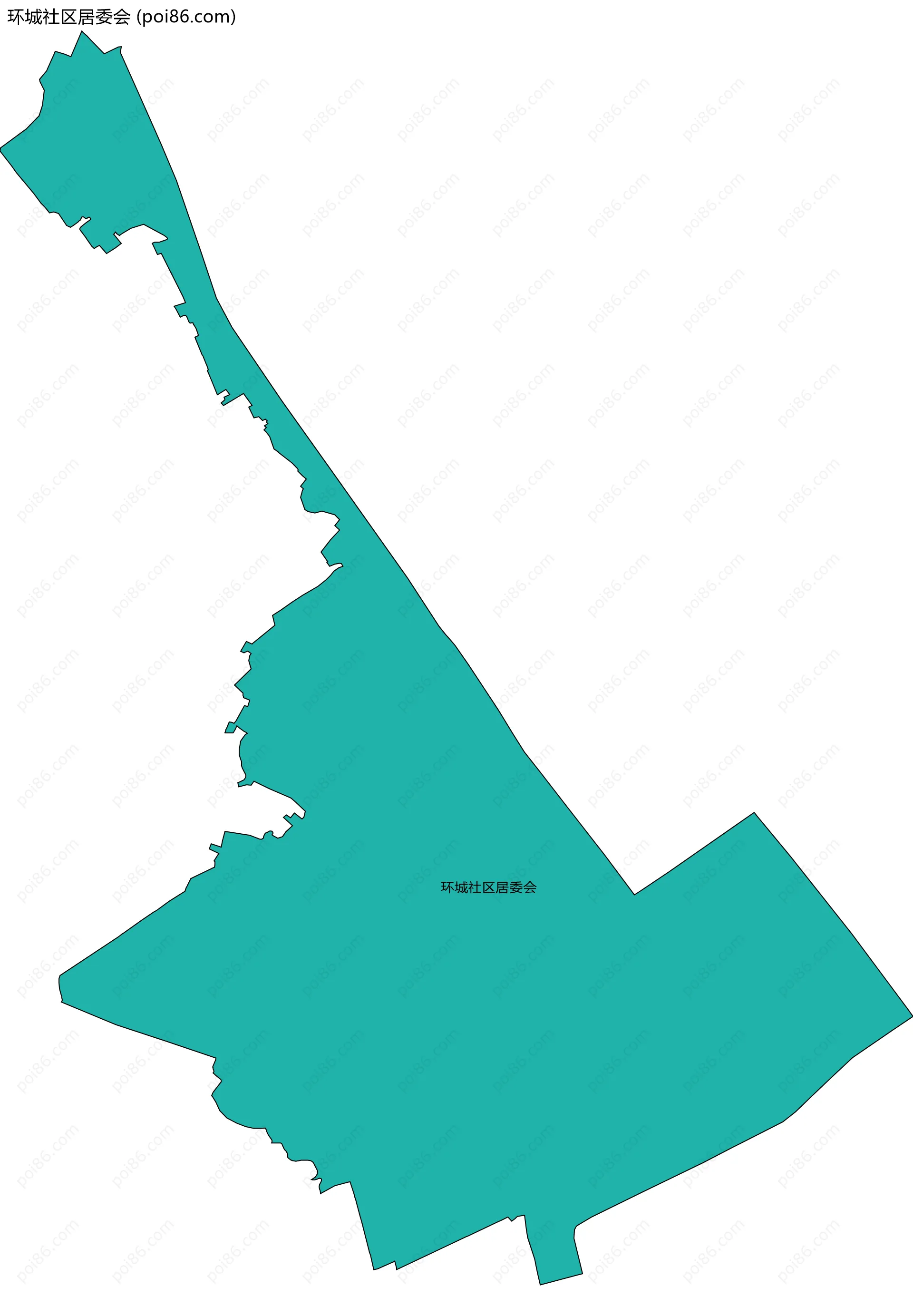 环城社区居委会边界地图