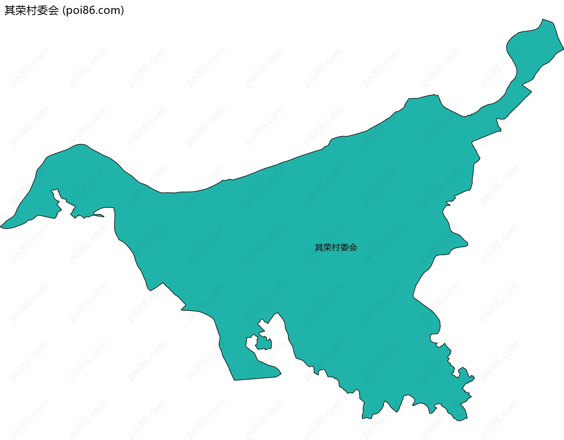 其荣村委会边界地图