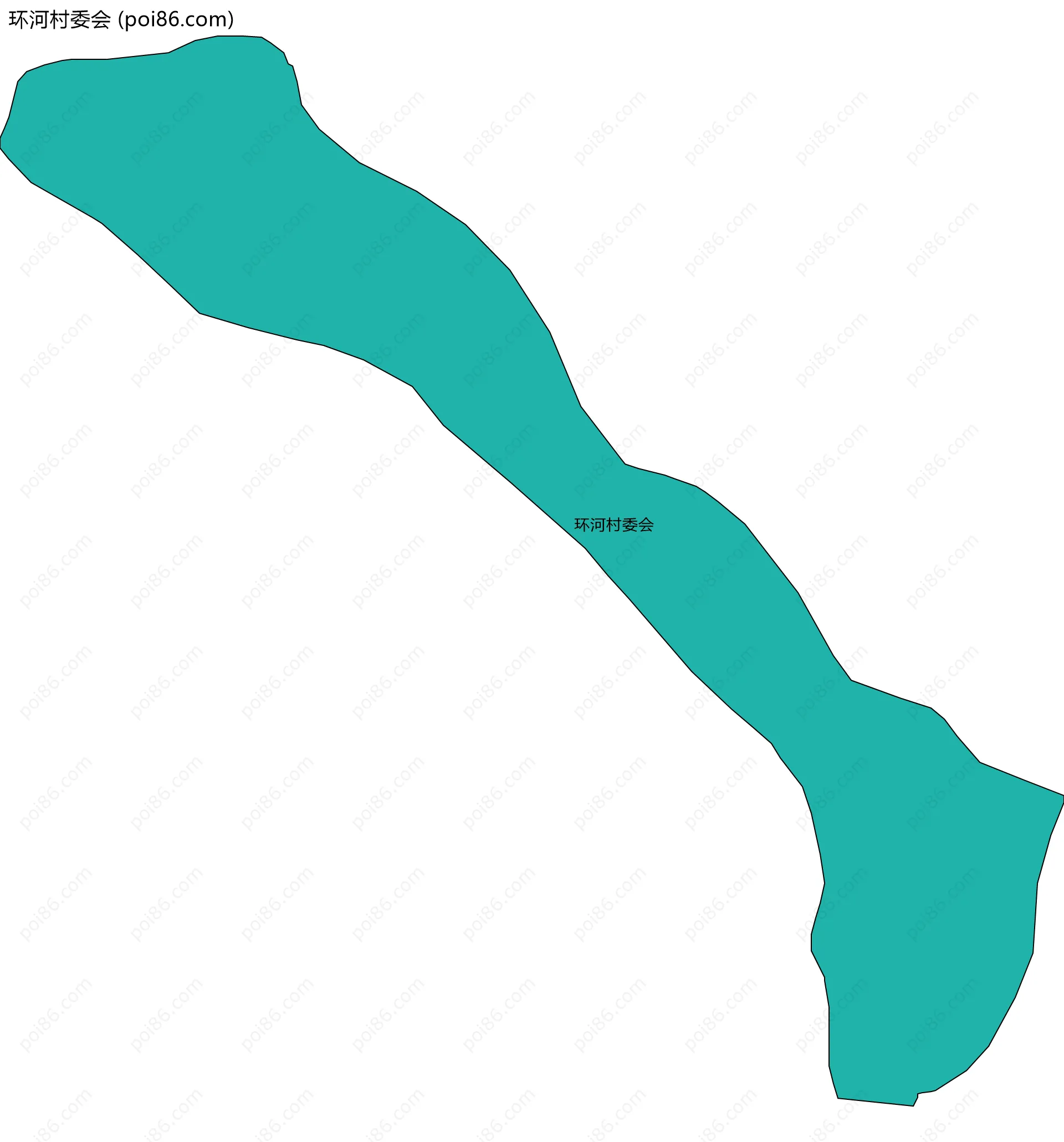 环河村委会边界地图