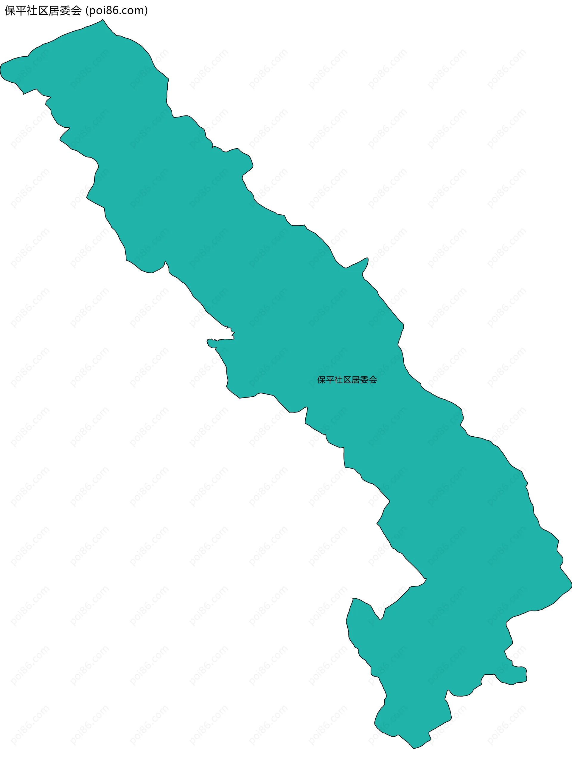 保平社区居委会边界地图