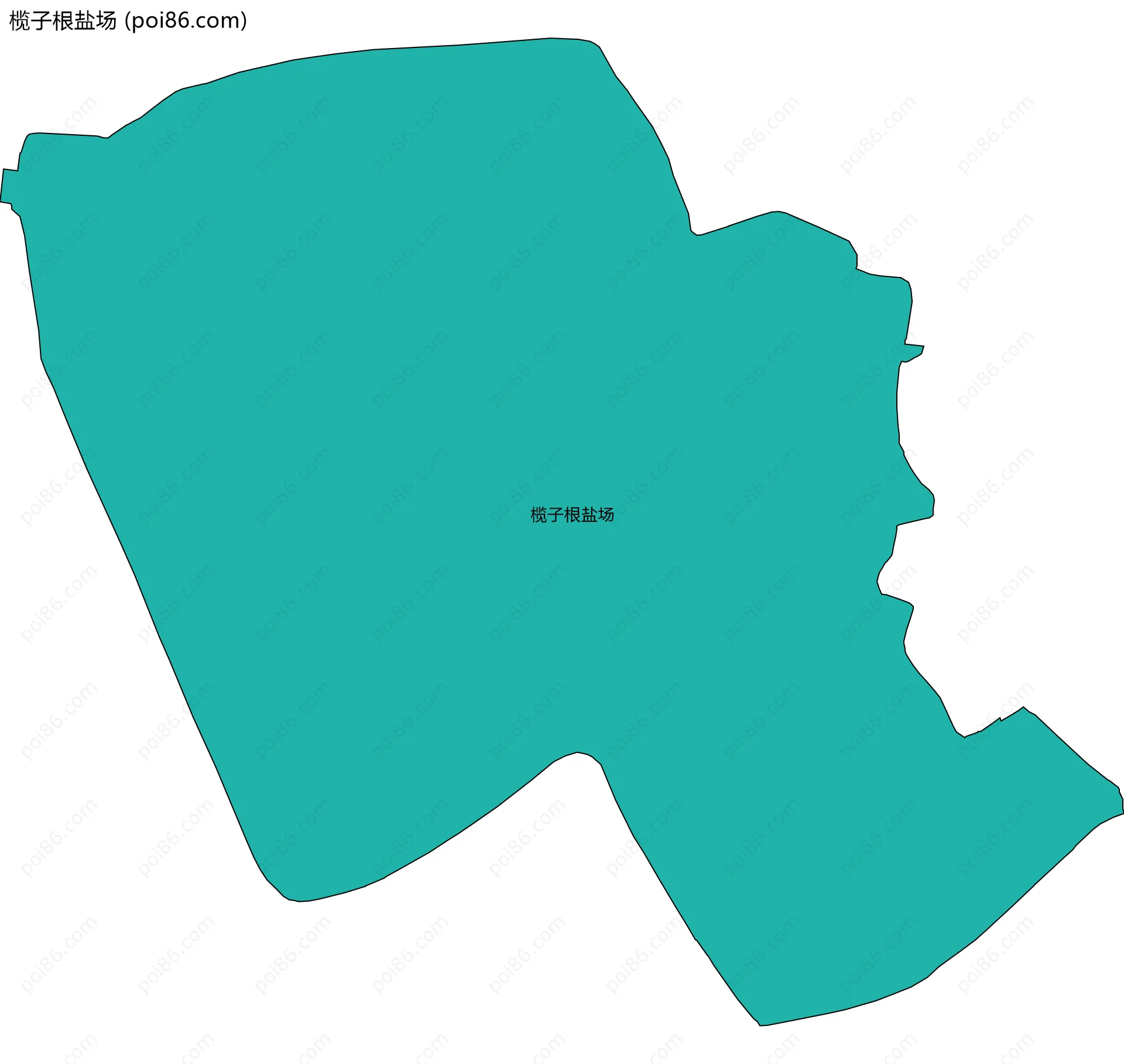榄子根盐场边界地图