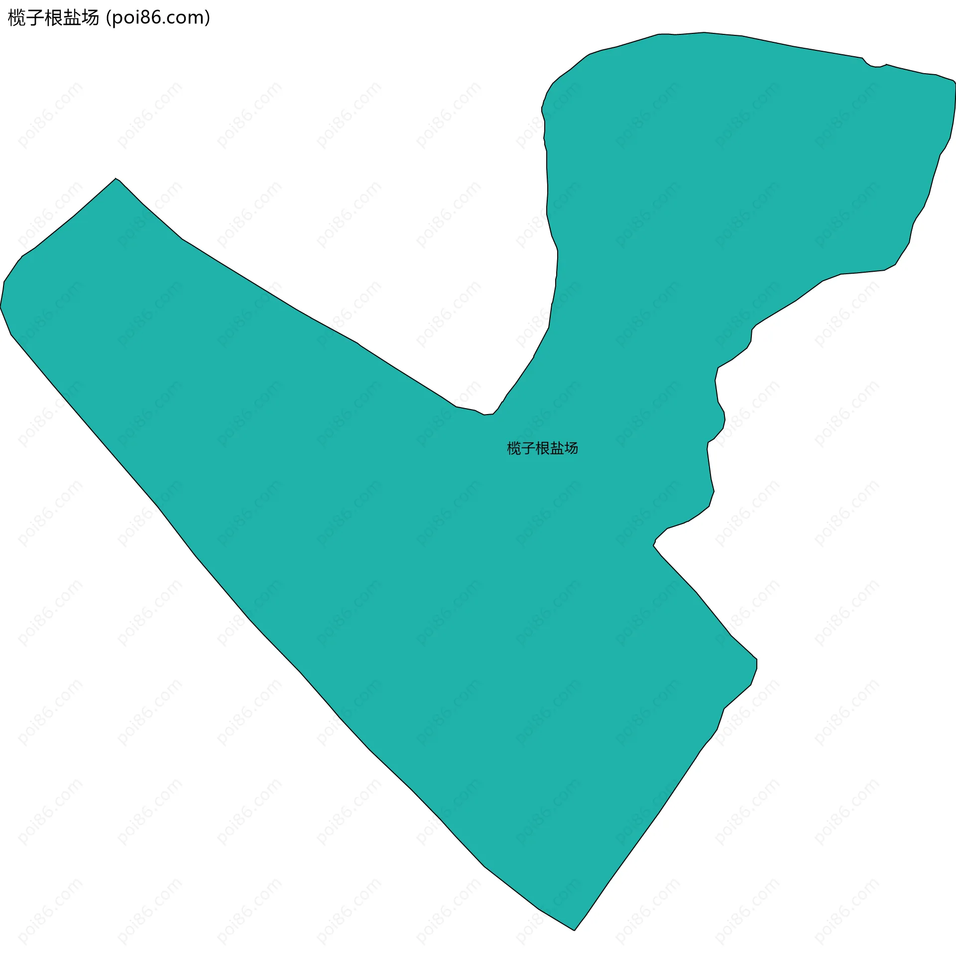 榄子根盐场边界地图