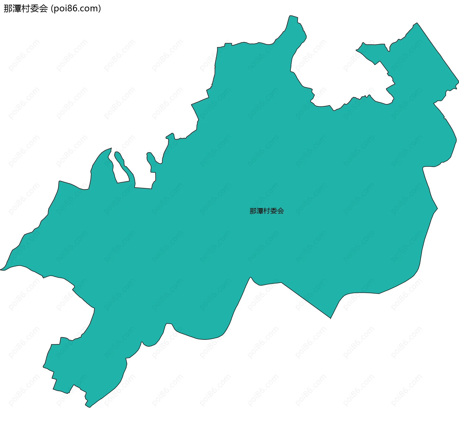 那潭村委会边界地图