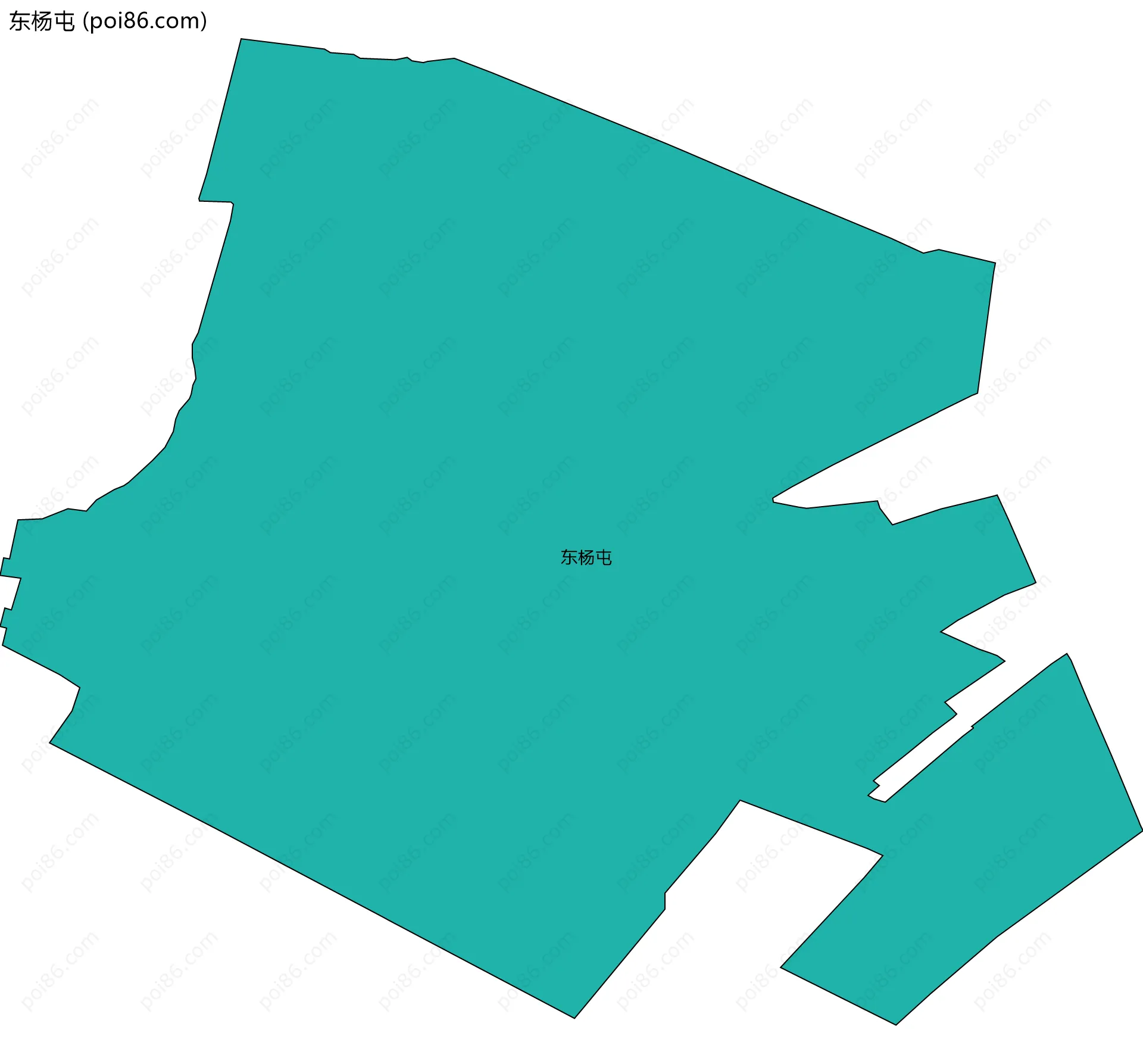 东杨屯边界地图
