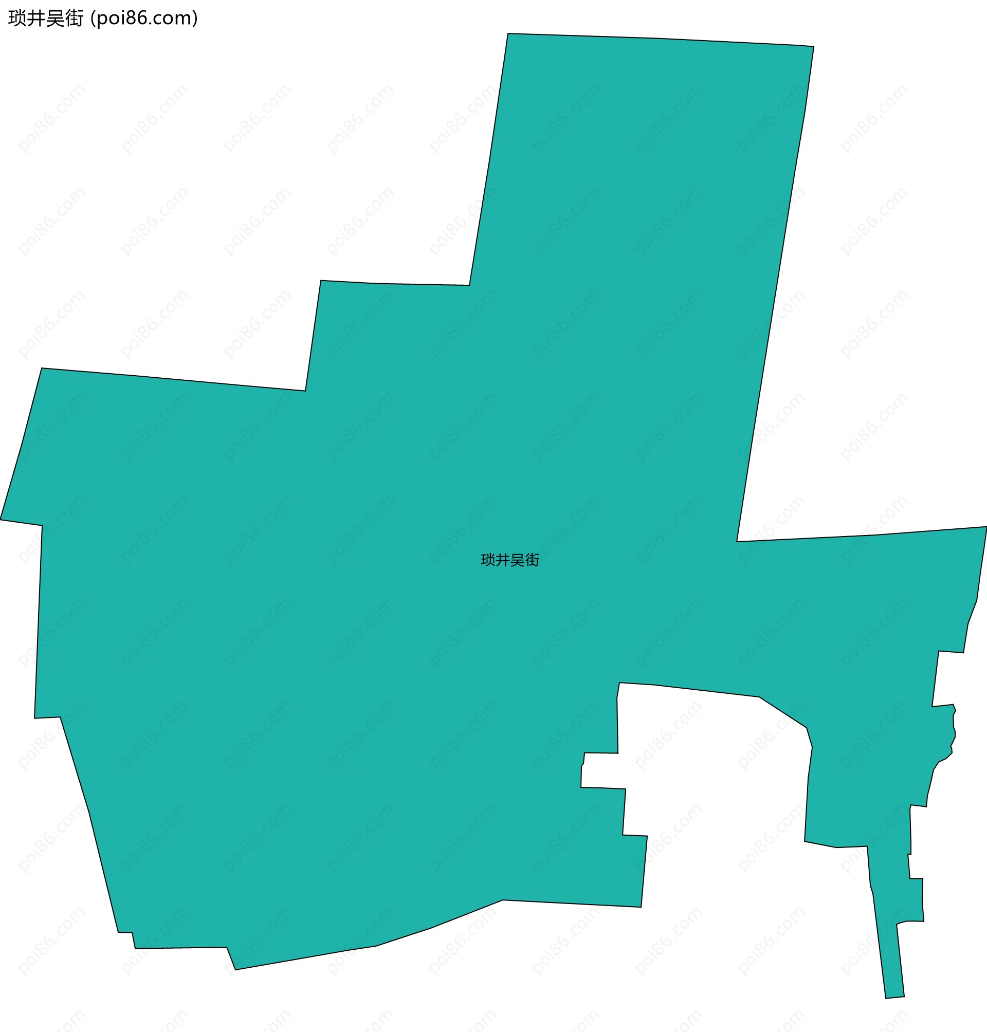 琐井吴街边界地图