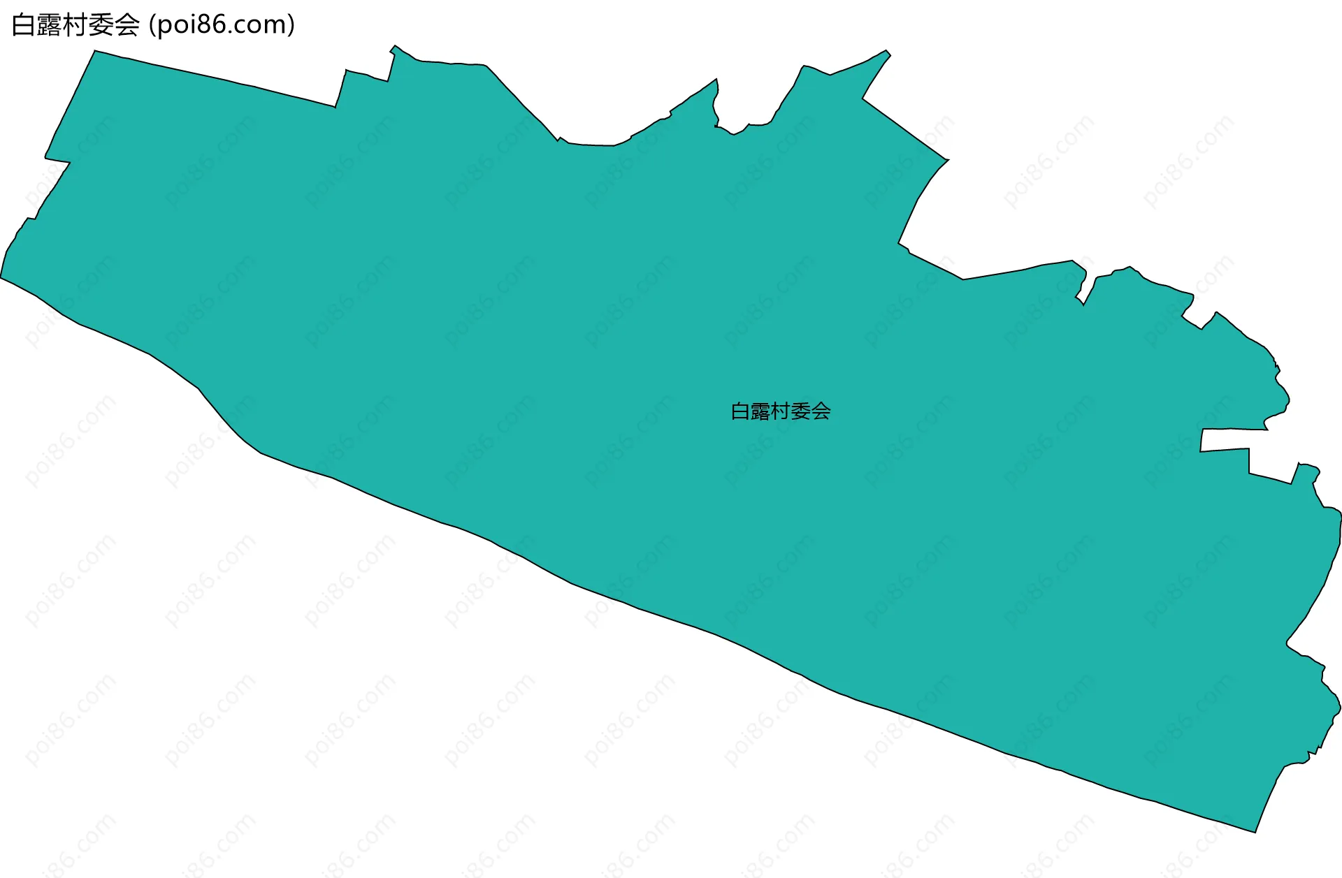 白露村委会边界地图