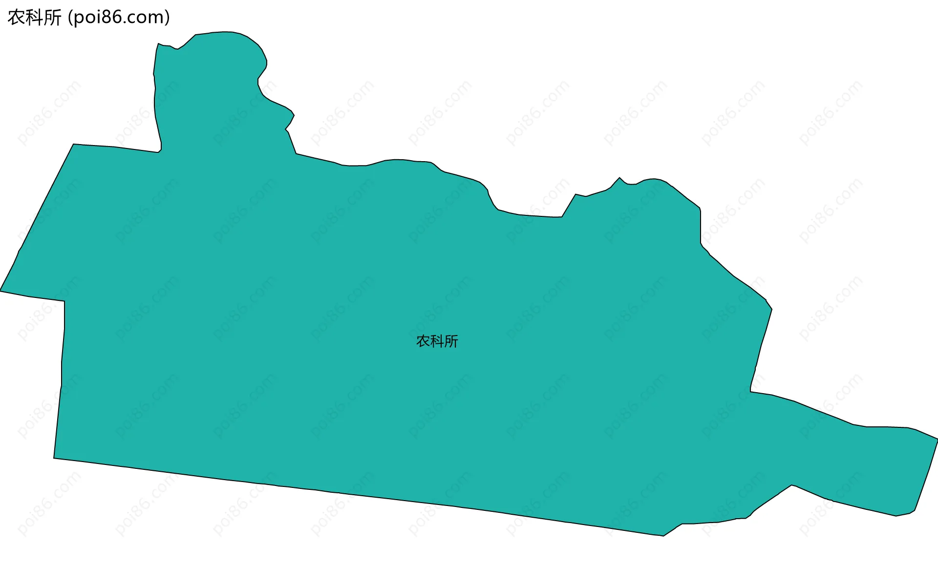 农科所边界地图