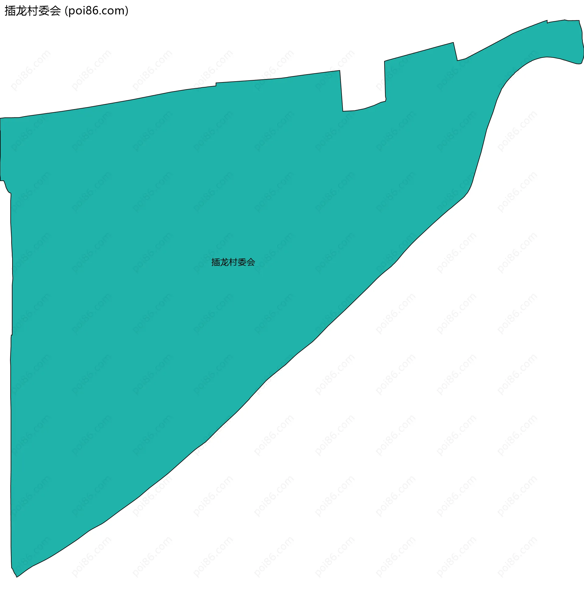 插龙村委会边界地图