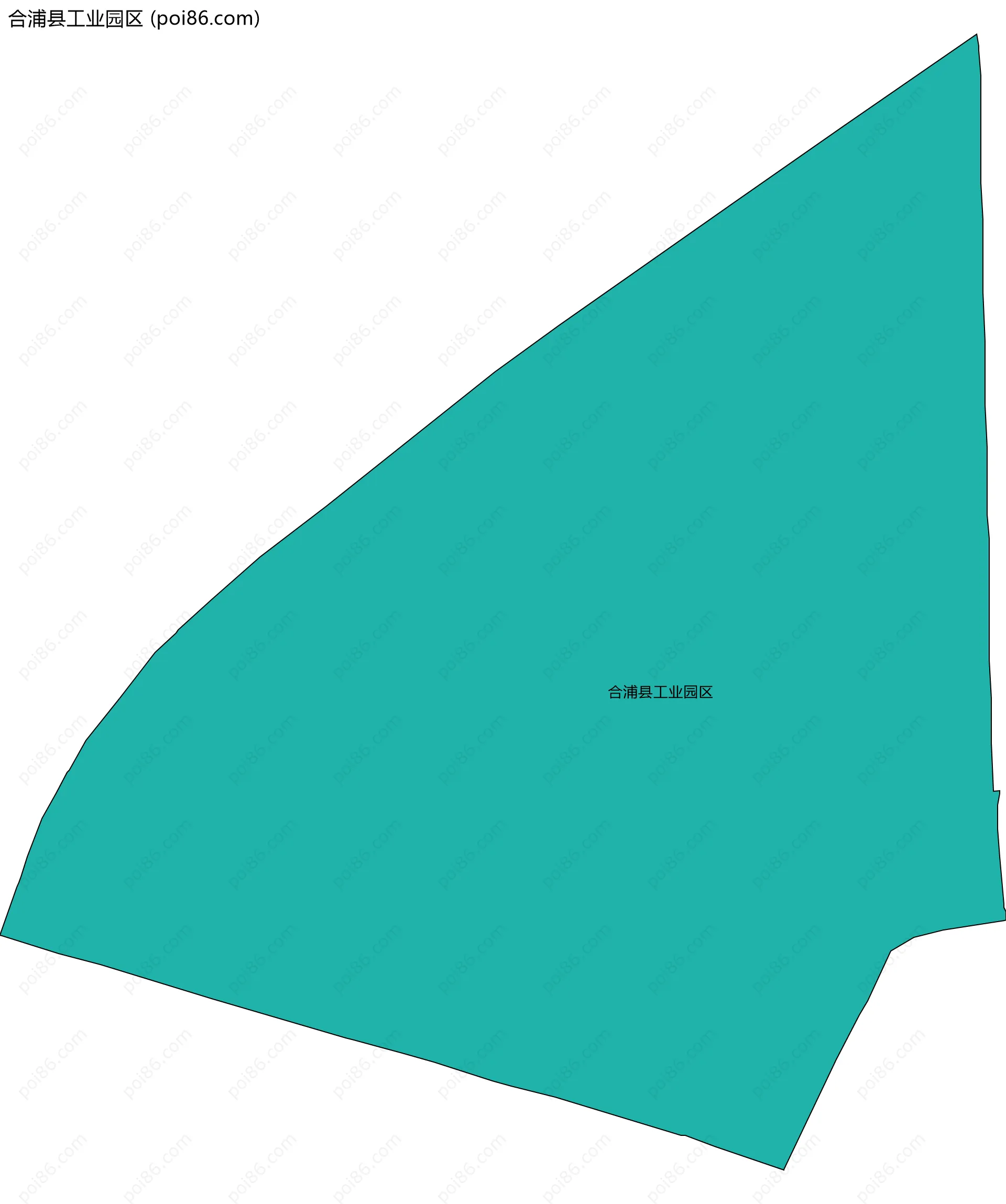 合浦县工业园区边界地图