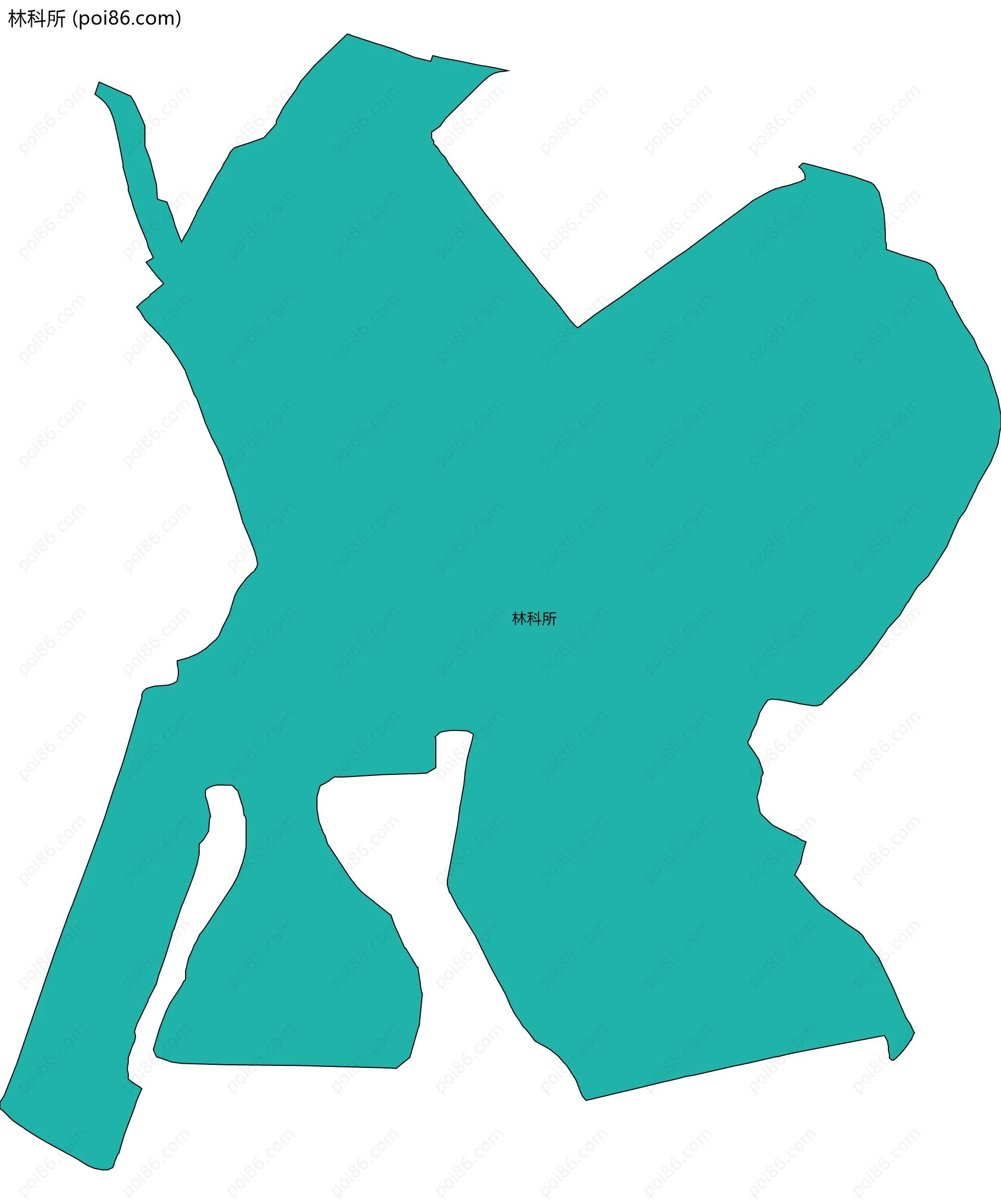 林科所边界地图