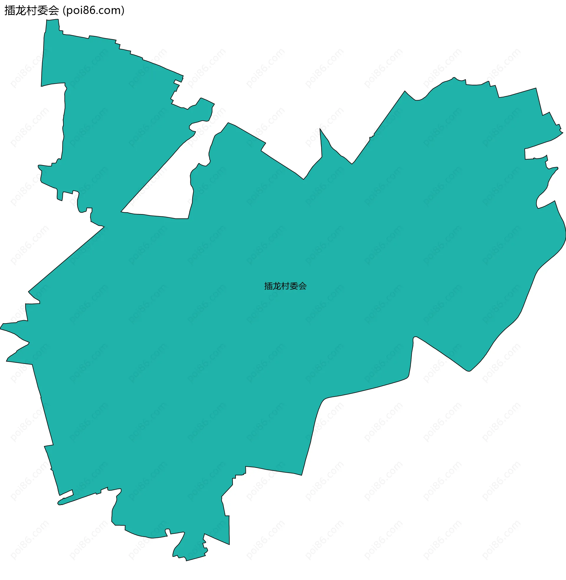 插龙村委会边界地图